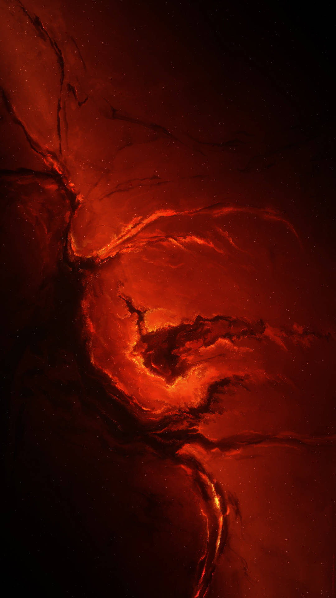 Download Red Lava Art For Samsung S20