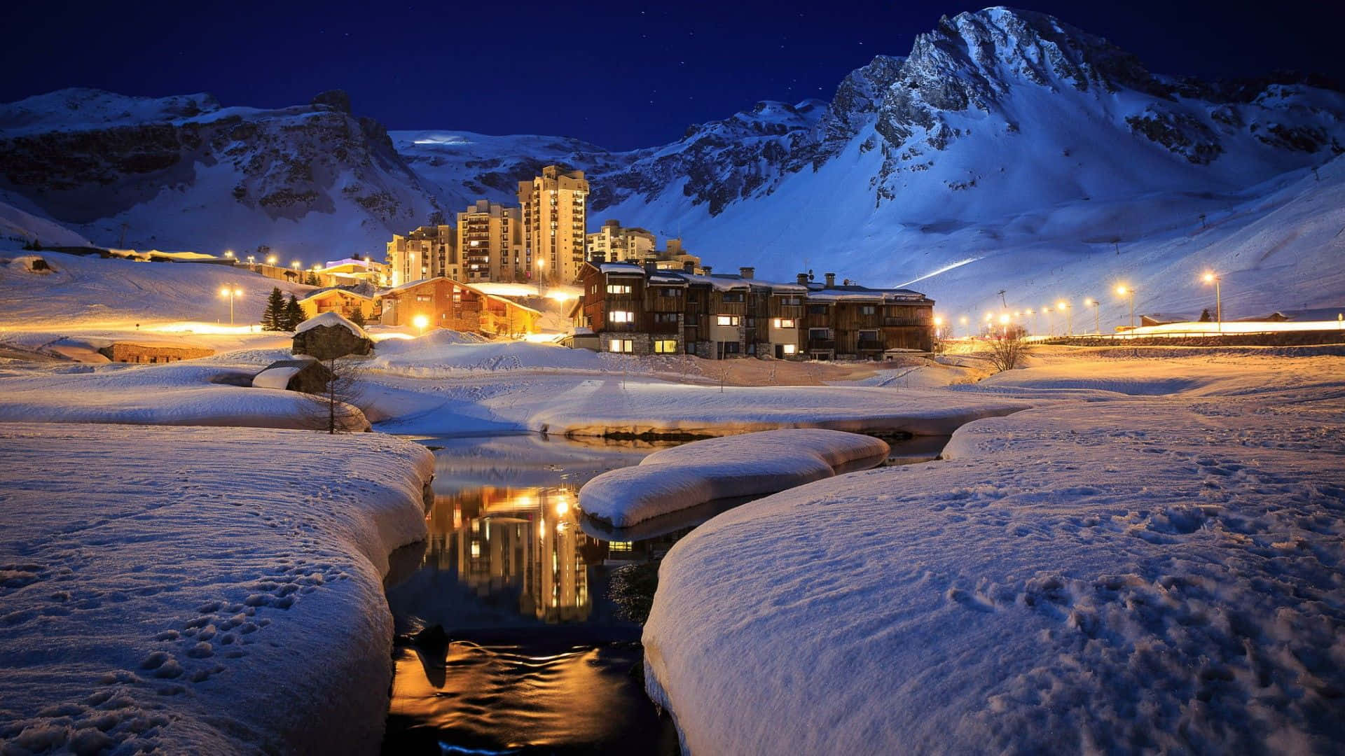 Ski Resort Wallpaper