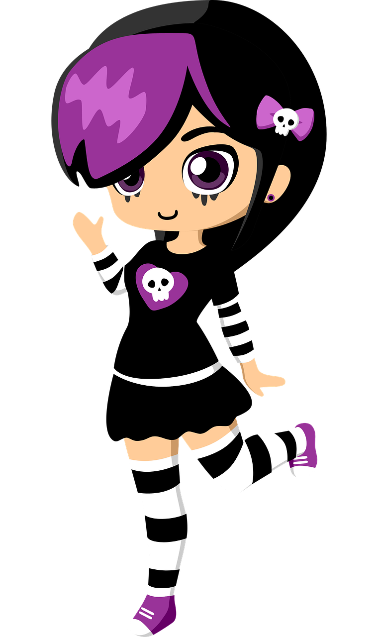 Download Emo, Girl, Character. Royalty