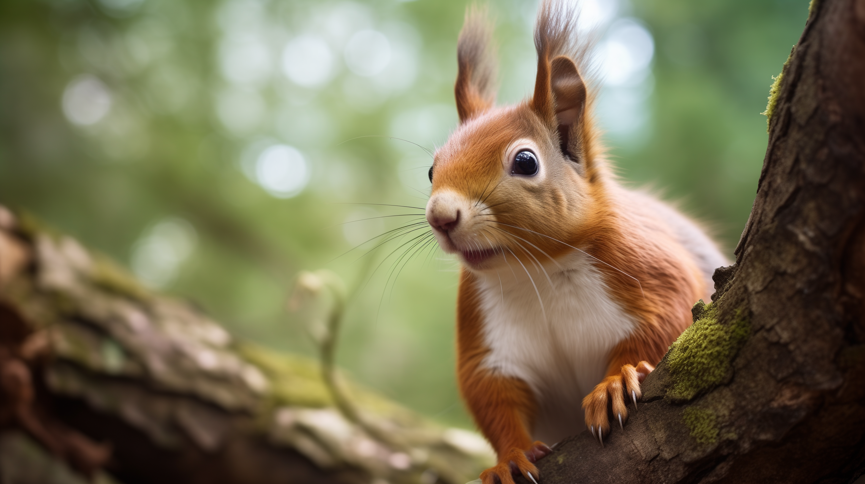 Curious Squirrel HD Wallpaper