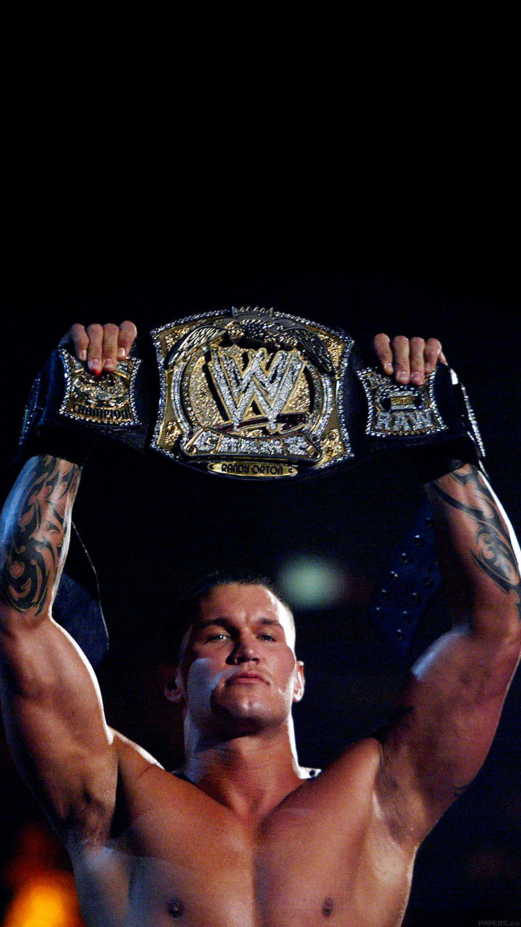 Wallpaper Randy Orton With Belt