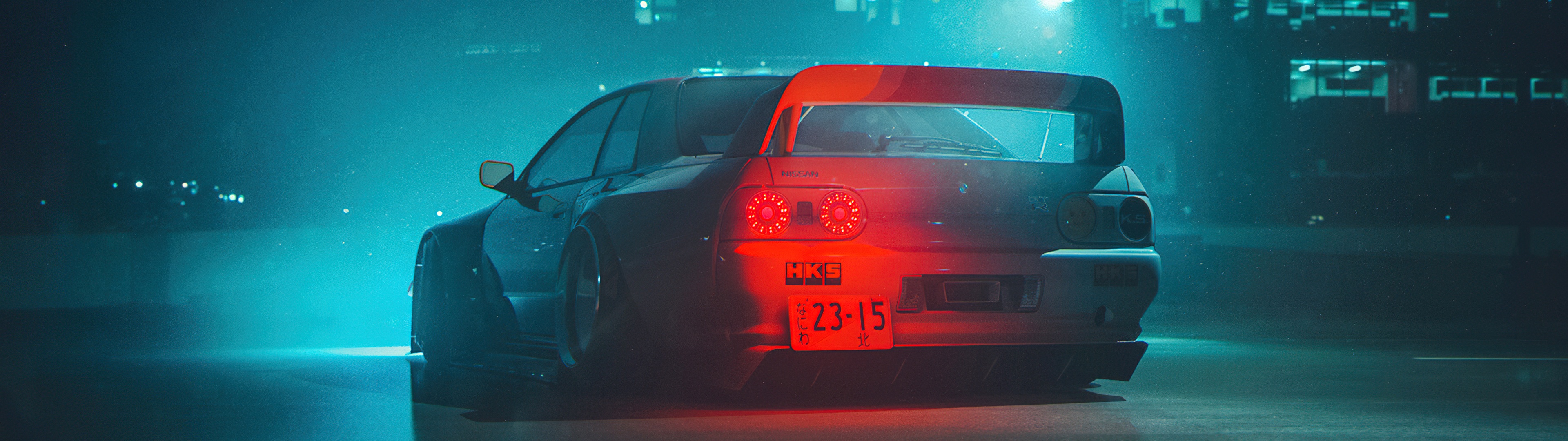 Nissan Skyline GT R R33 Wallpaper 4K