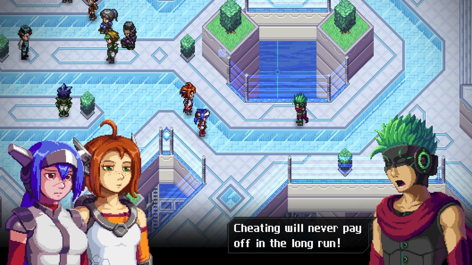 CrossCode review. Rock Paper Shotgun