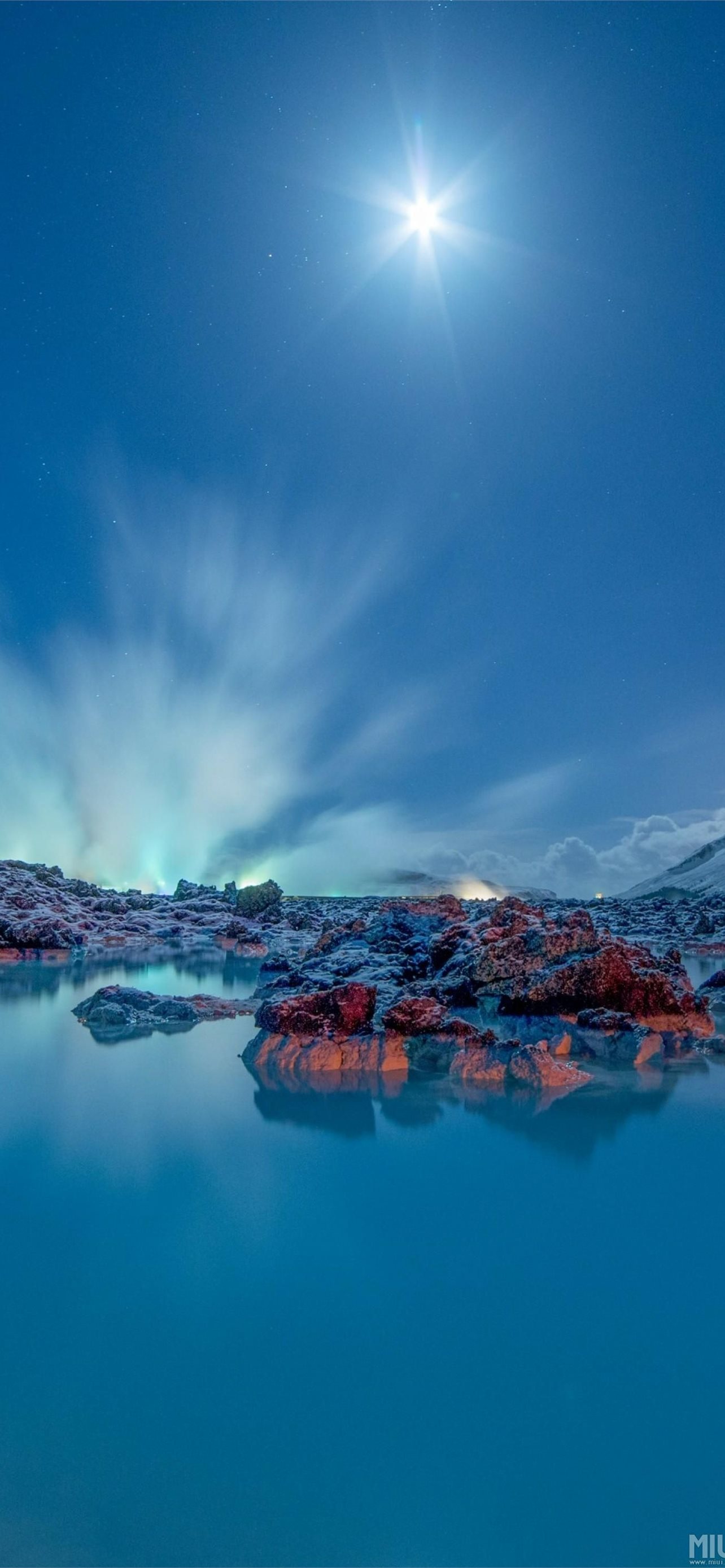 Best Blue lagoon iPhone HD Wallpaper