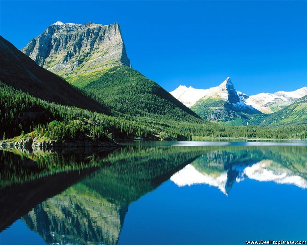 Mountains Mirrored, St Mary Lake