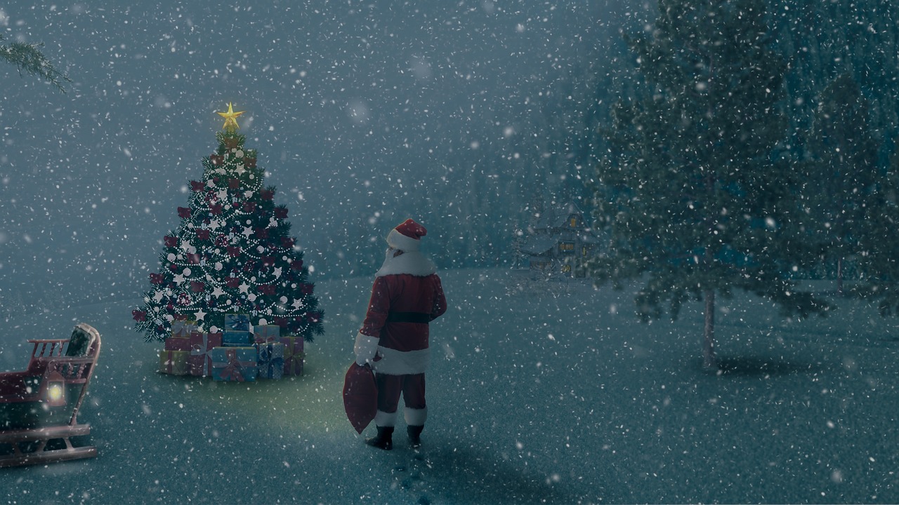 Santa Claus Christmas Snow