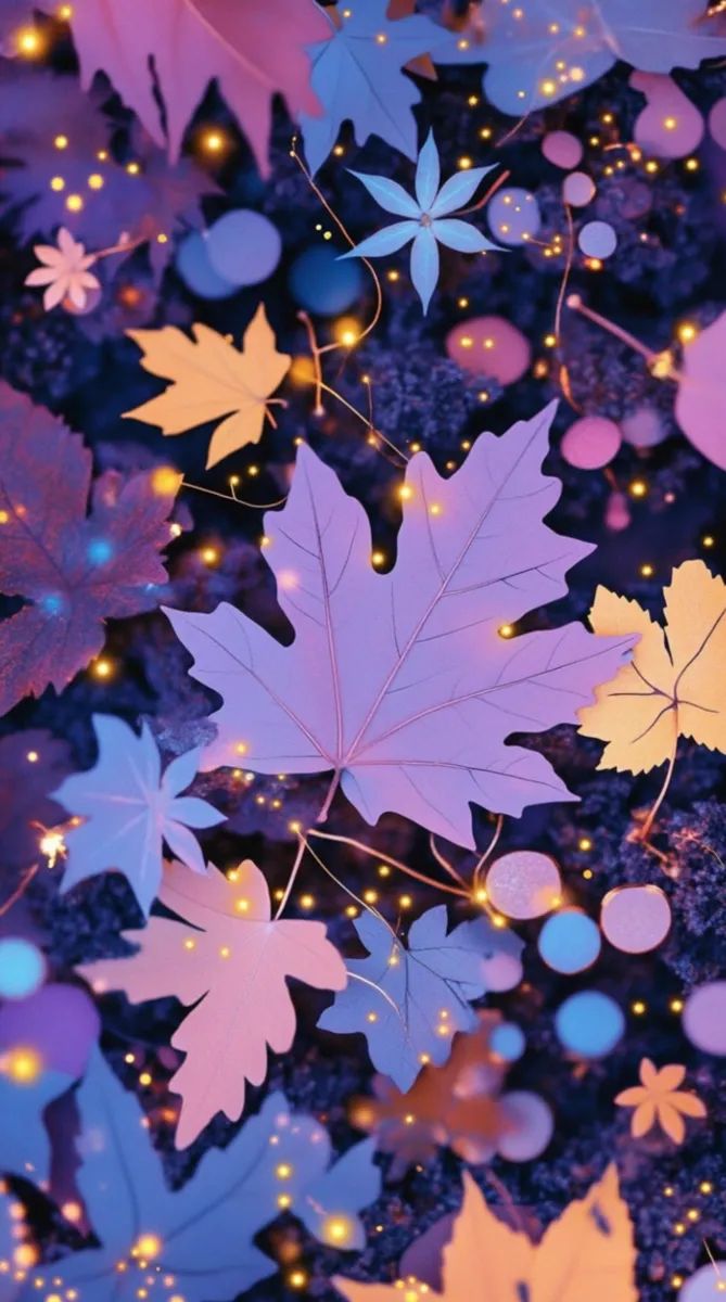 Purple Fall Leaves trend