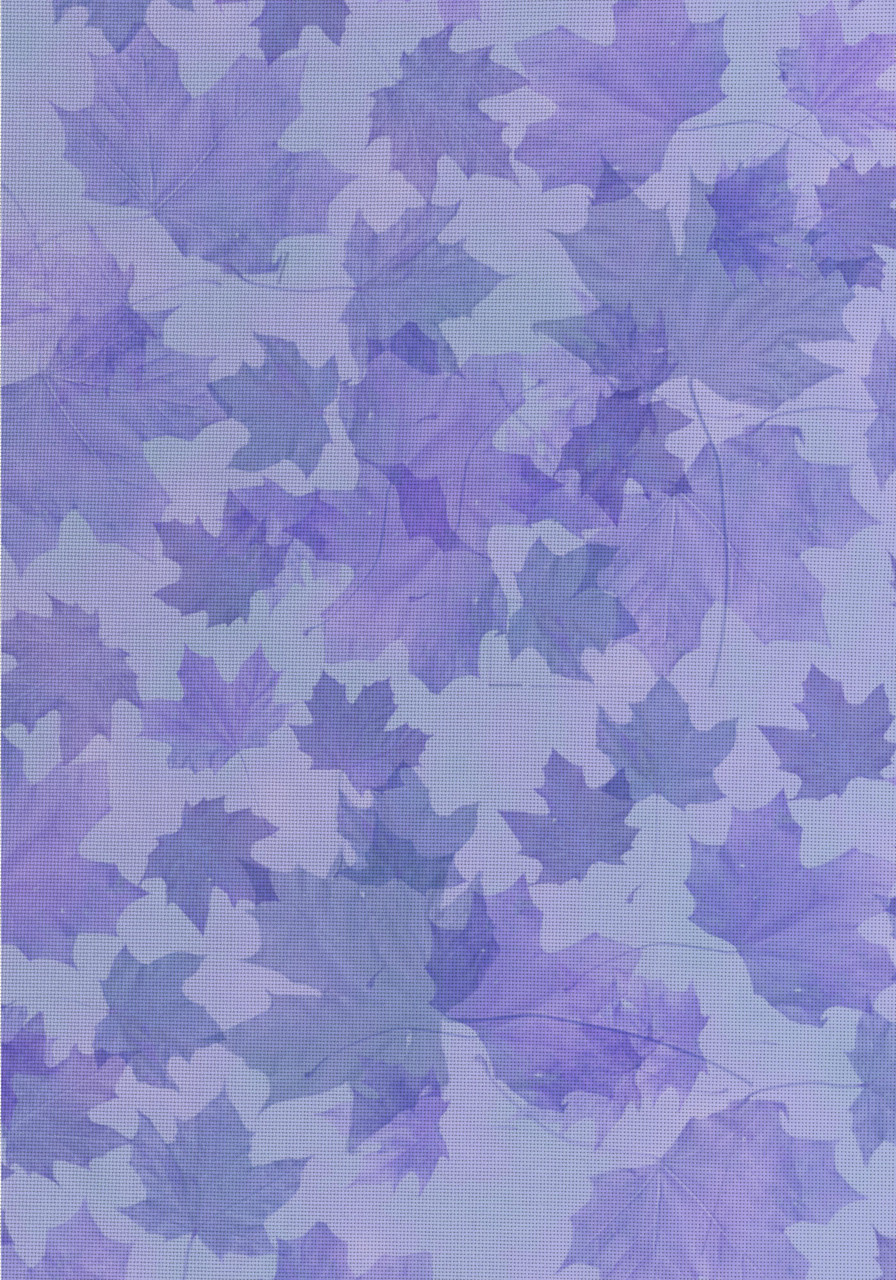 Pale Violet Autumn Leaves