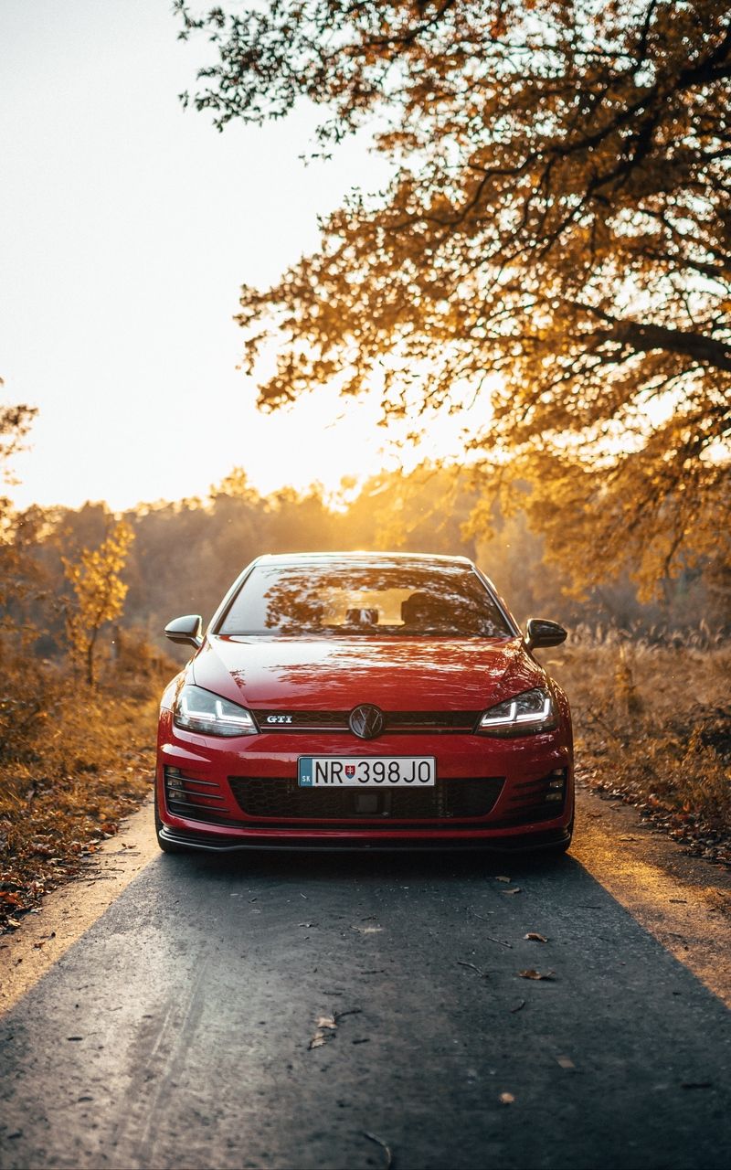 Wallpaper volkswagen golf gti front