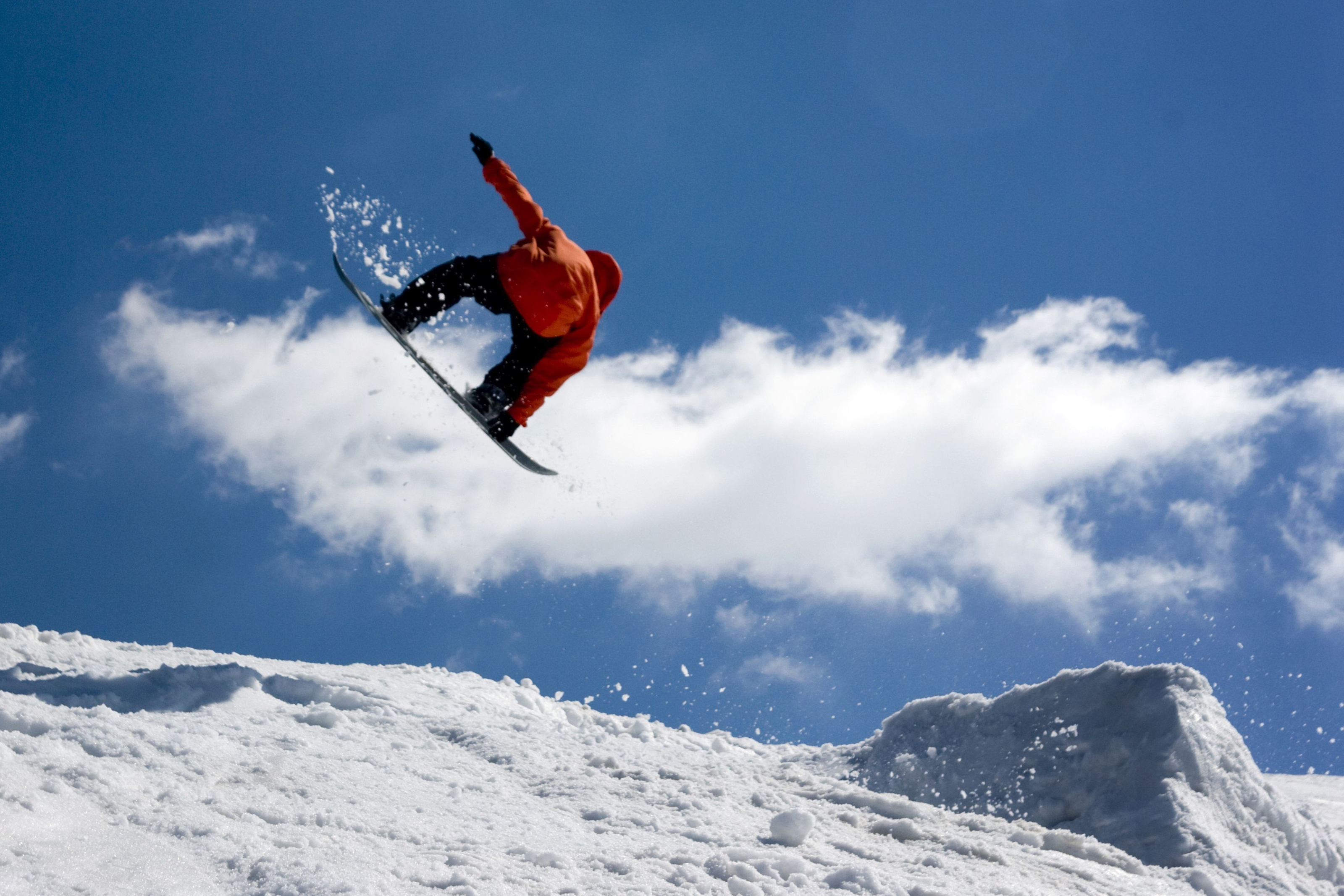 Snowboarder Jump Wall Mural
