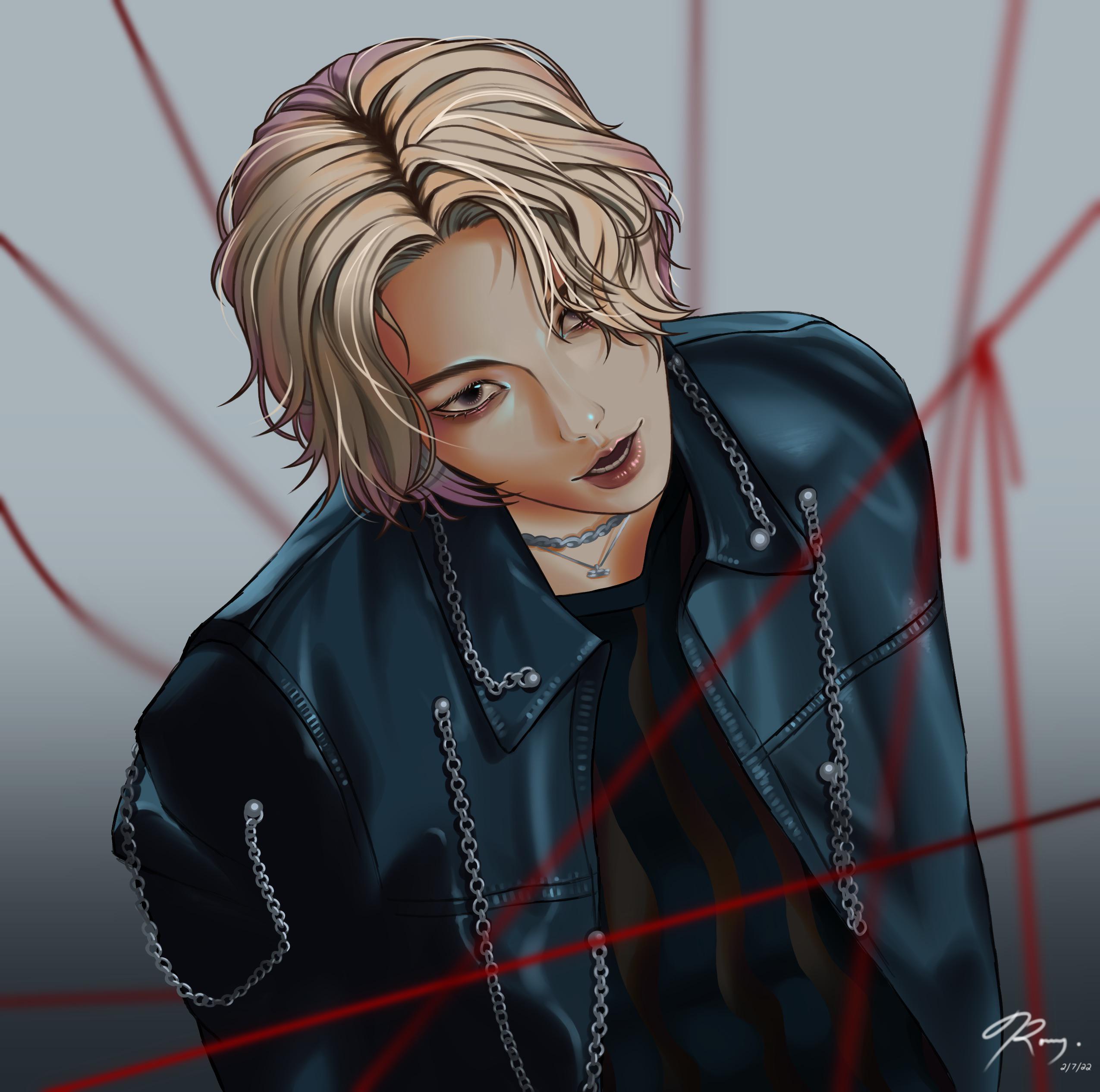 i drew hyunjin from the unveil teaser