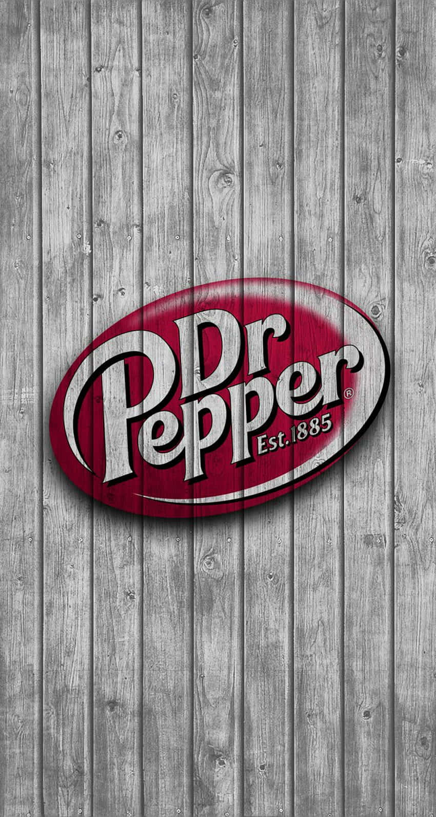 Dr Pepper On A Wooden Wall Wallpaper