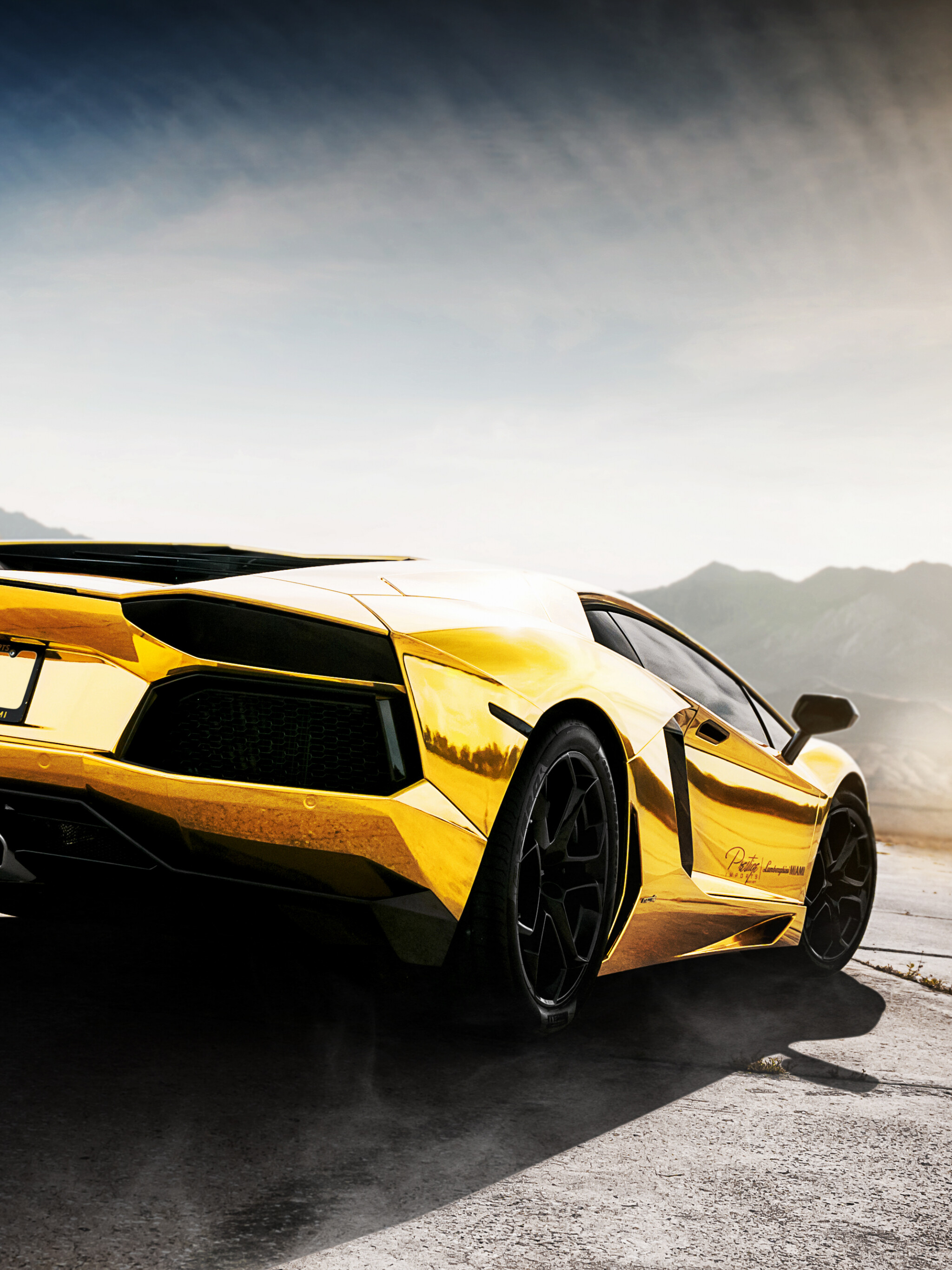 Gold Lamborghini Wallpaper