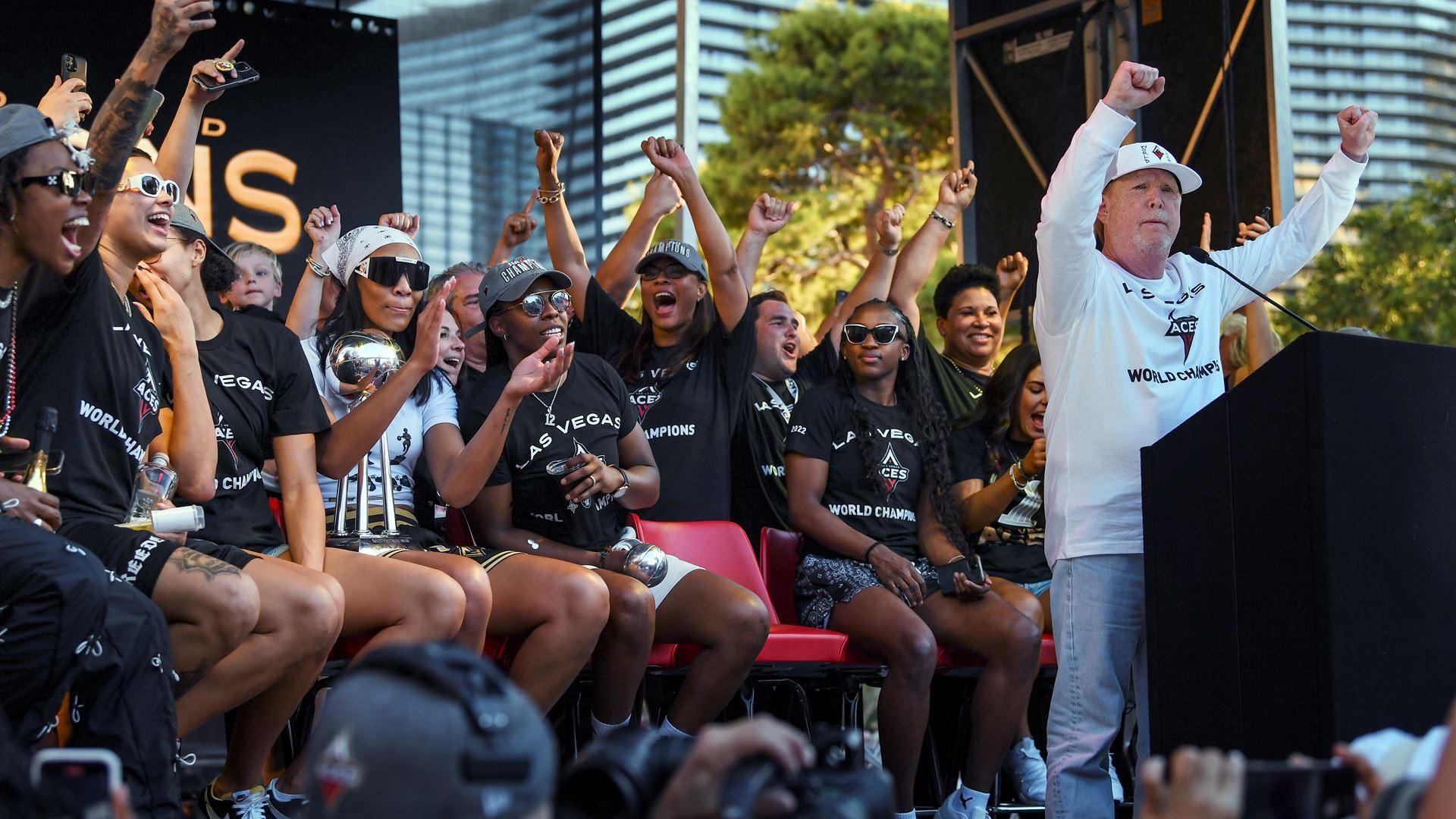 Las Vegas Aces with Sponsorship