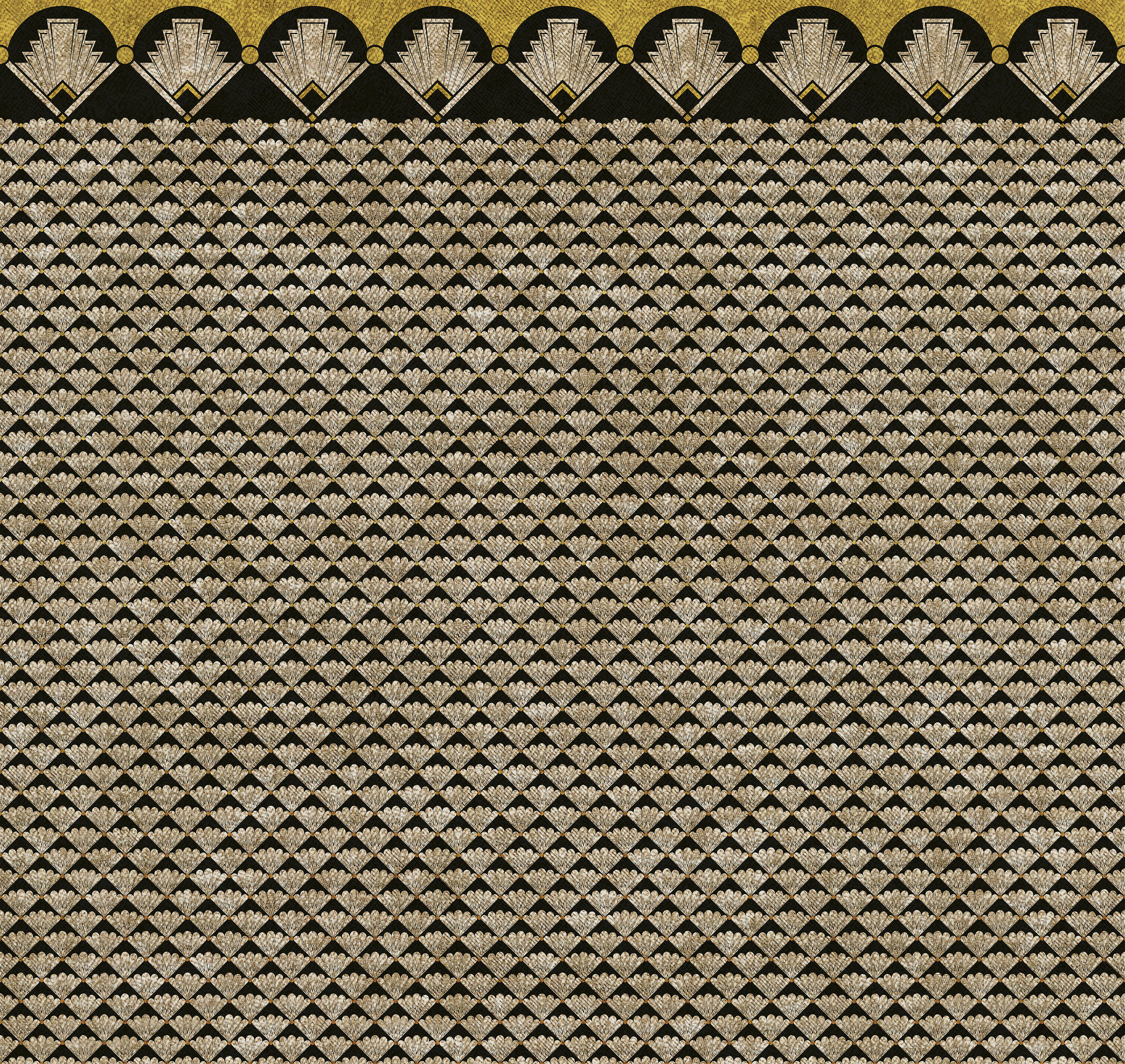 Wallpaper Gold. Empire Black&White