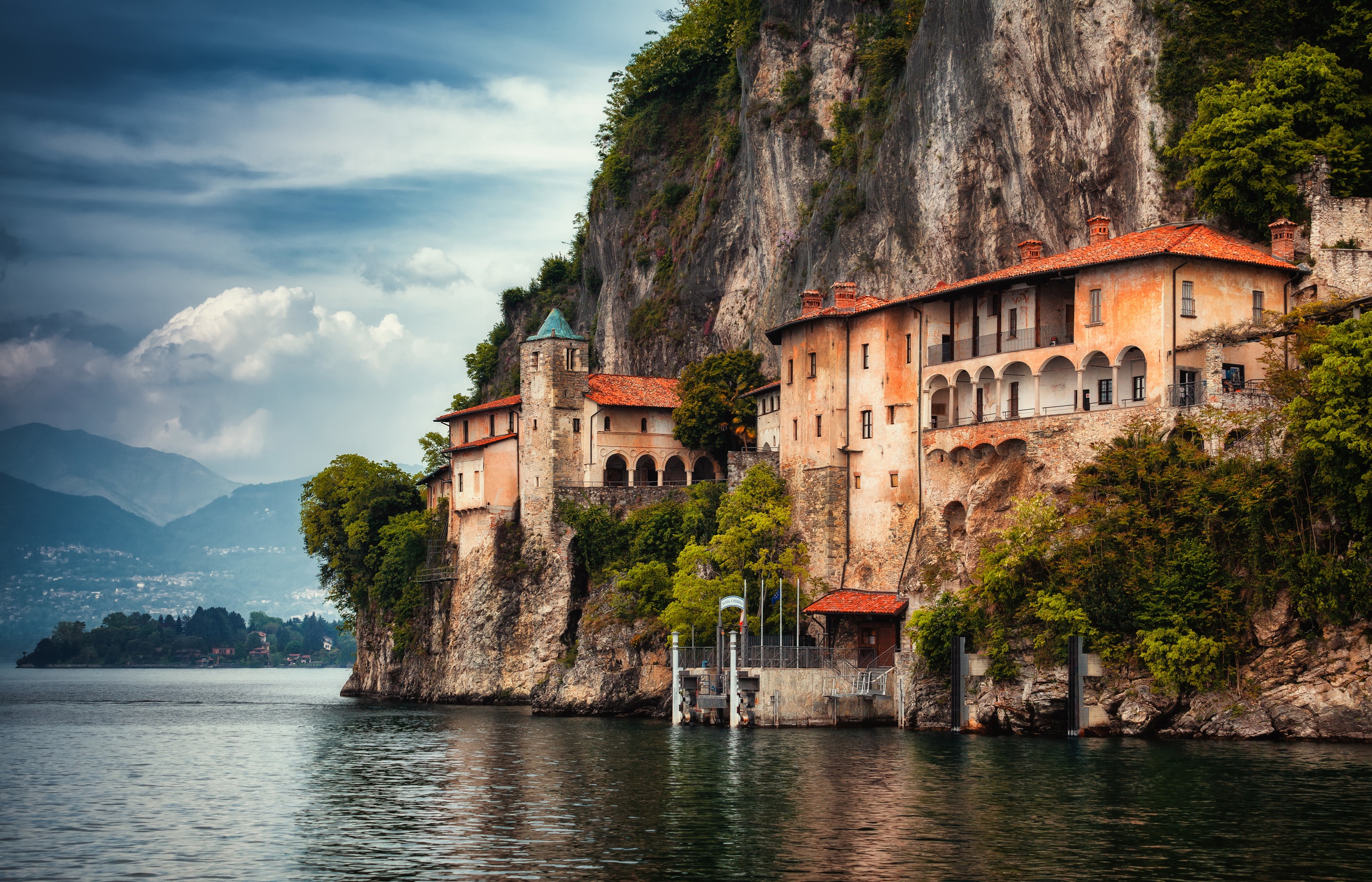 HD desktop wallpaper: Italy, Lake