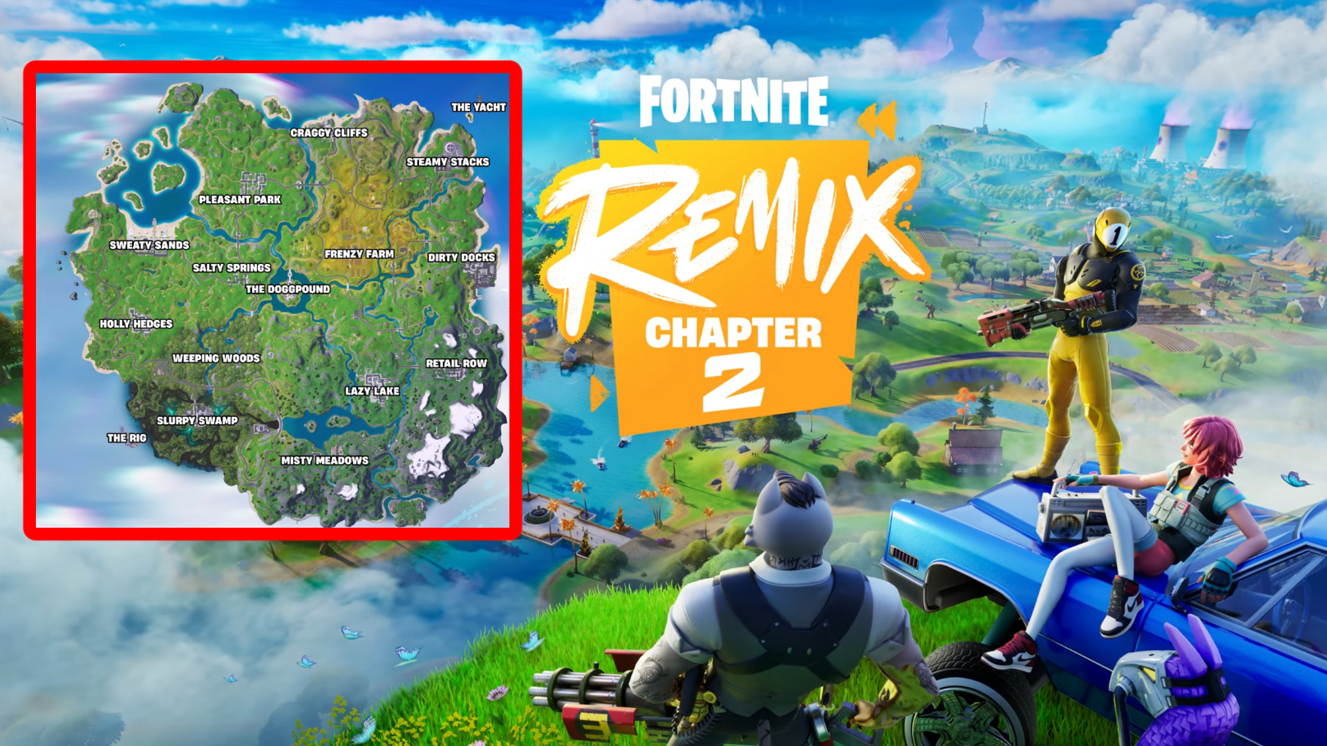 Fortnite Chapter 2 Remix map: All