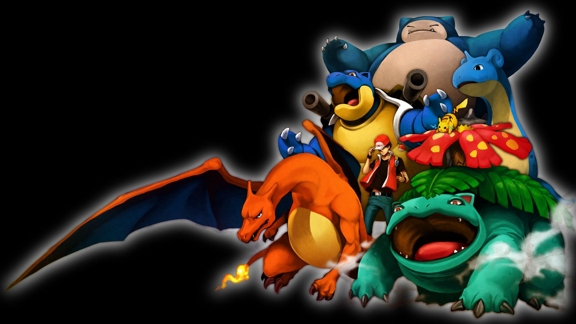 Red (Pokémon) wallpaper for desktop