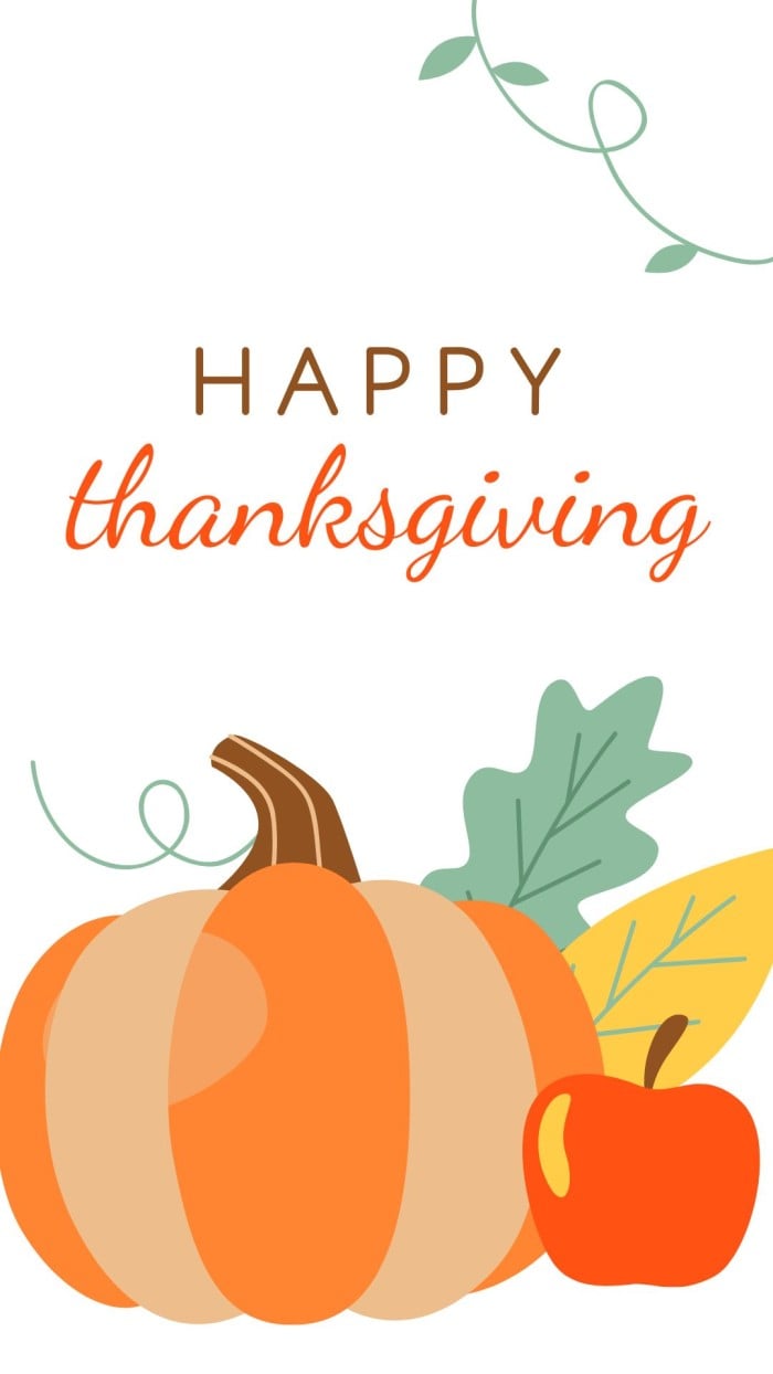 Free Hand Drawn Pumpkin Thanksgiving