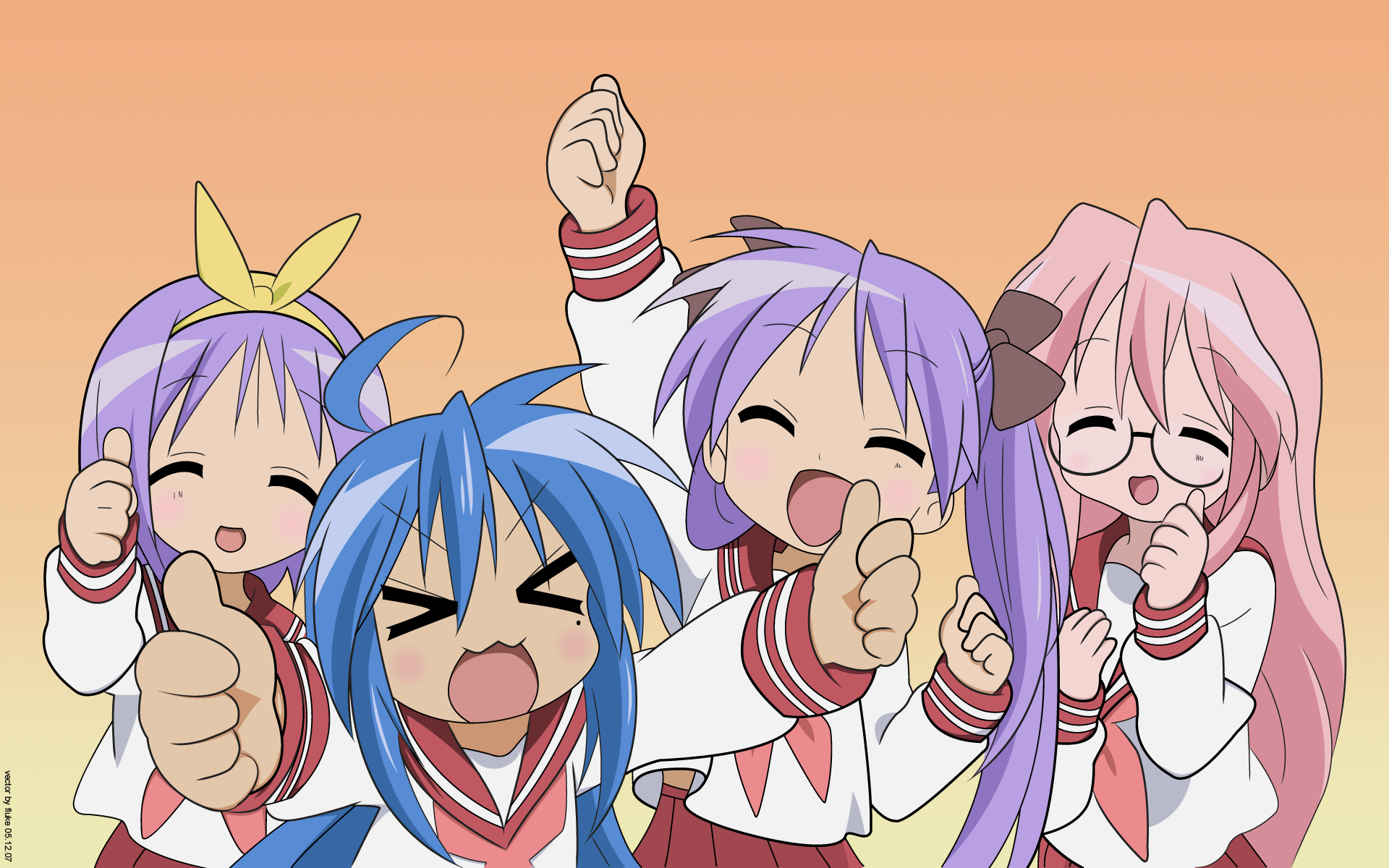 Download Anime Lucky Star HD Wallpaper