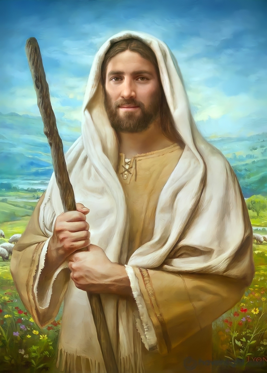 Jesus the Good Shepherd HD Wallpaper