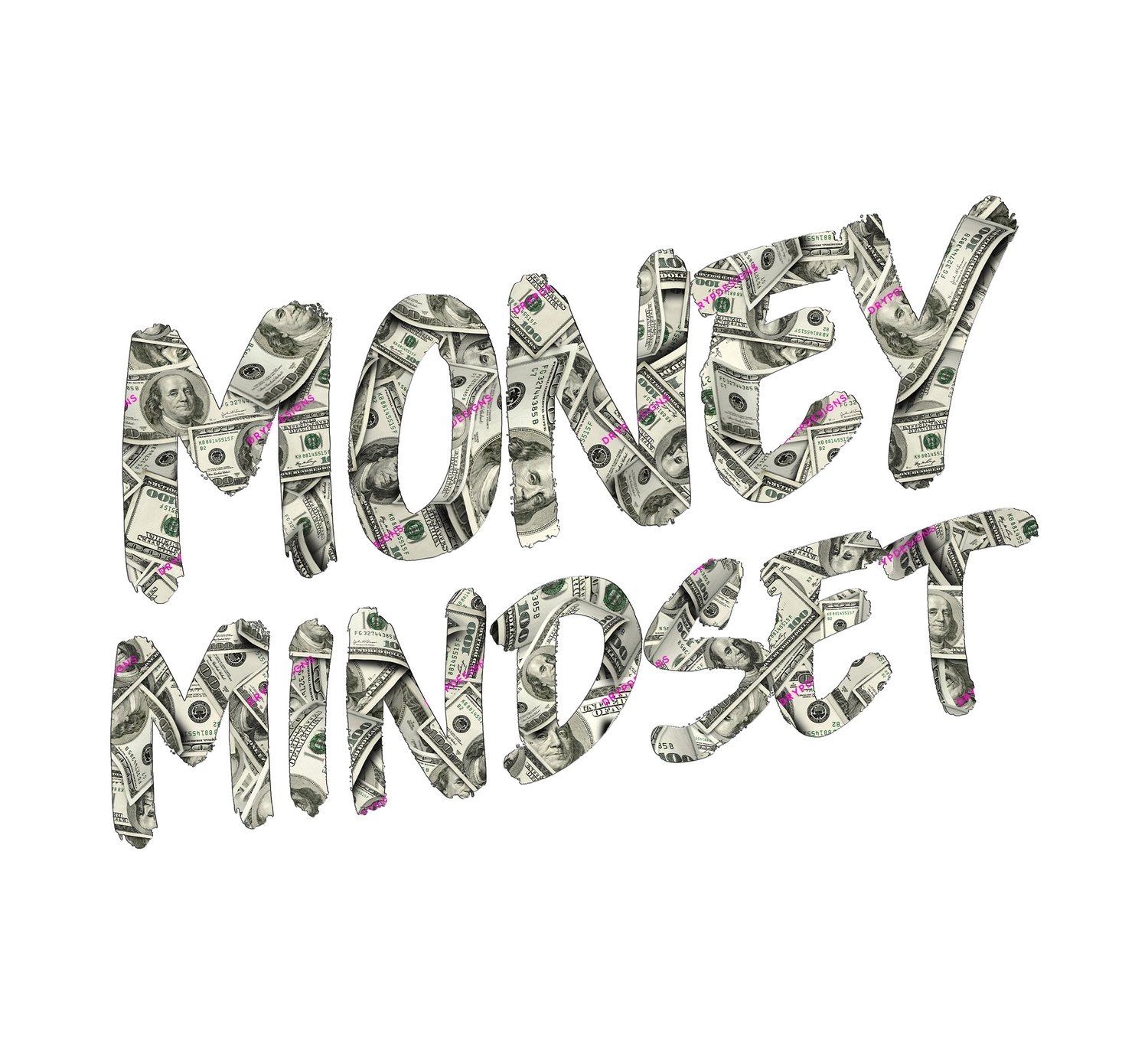 Money Mindset PNG Graphic