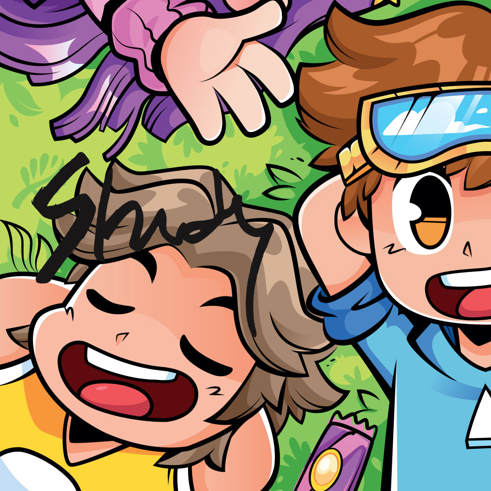 HAND SIGNED Cash and Nico Poster