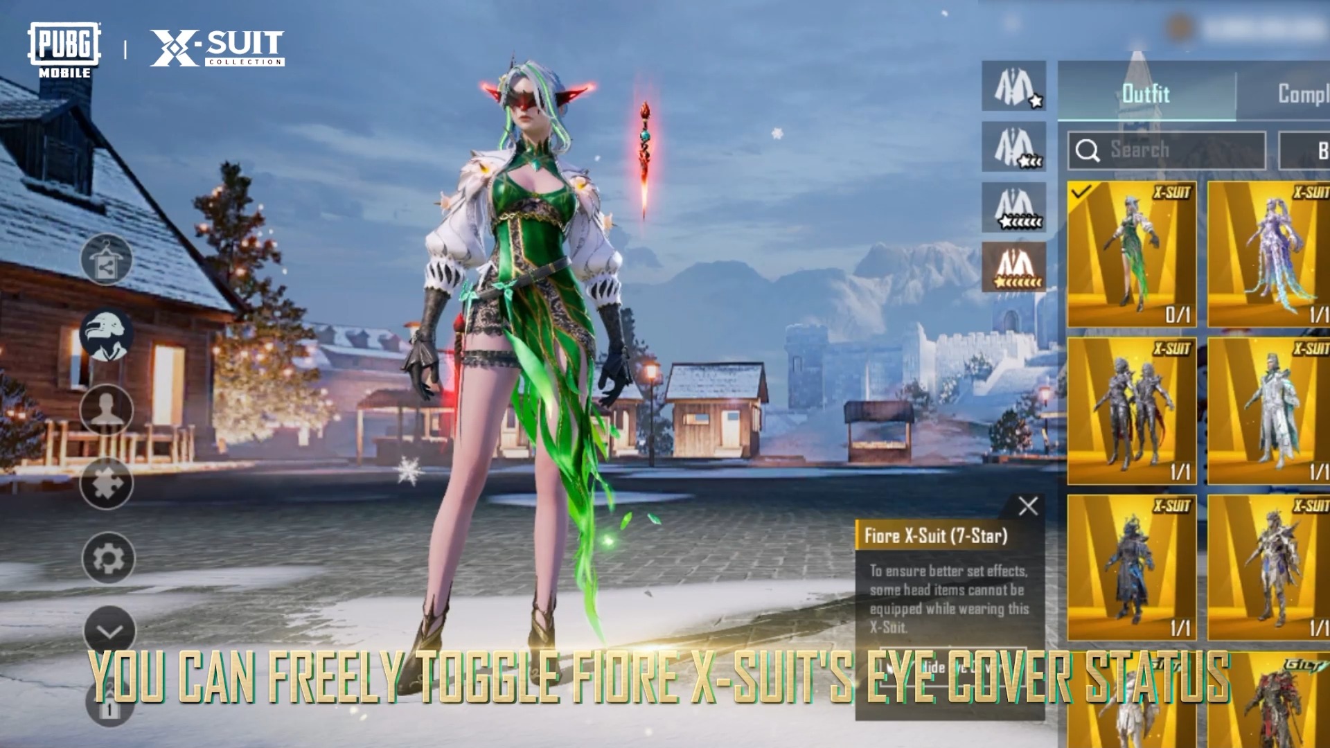 PUBG MOBILE Fiore X Suit