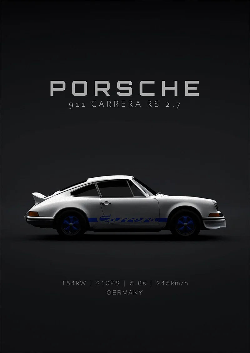 Porsche 911 Carrera RS 2.7 Minimalist