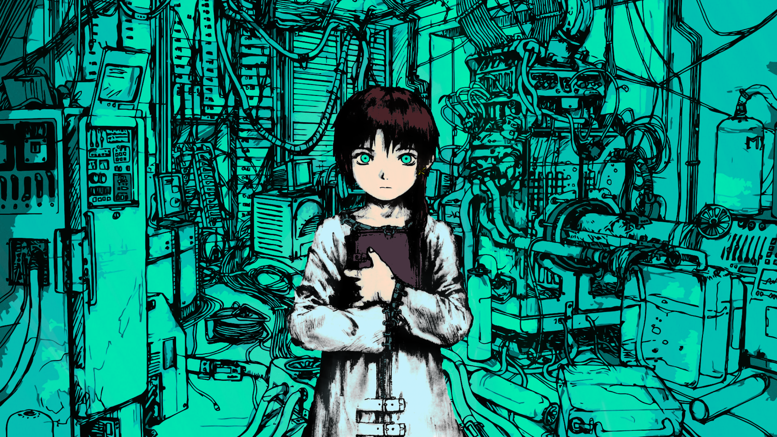 Serial Experiments Lain Wallpaper 2560