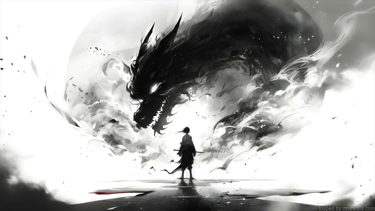 samurai vs shadow dragon4k live