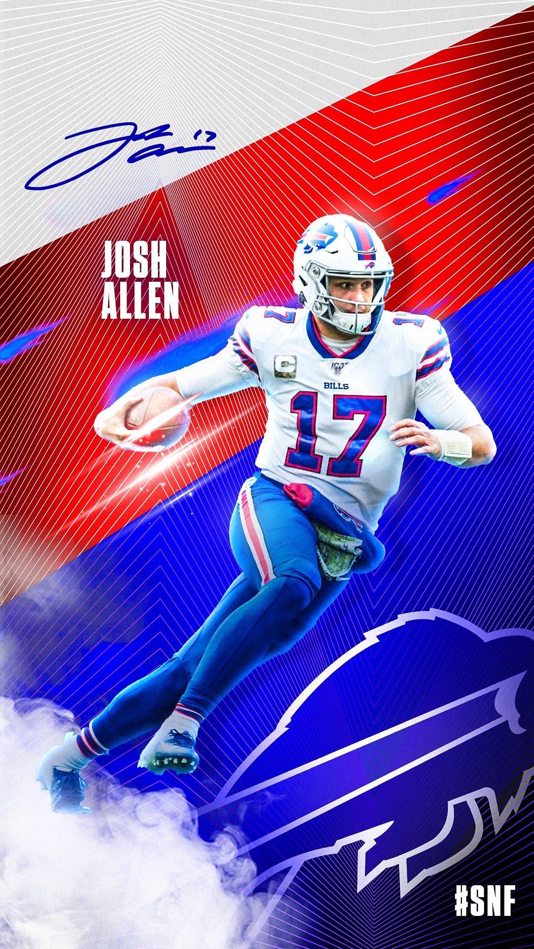 Official SNF Josh Allen Phone Wallpaper