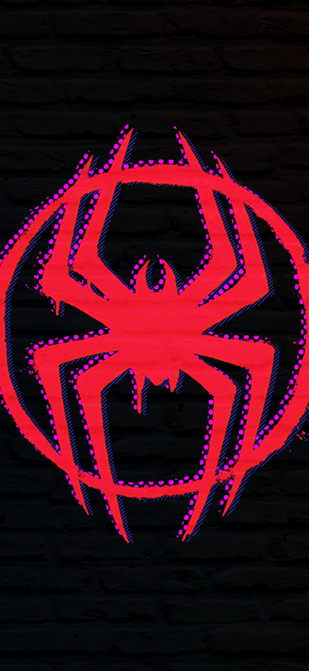 Miles Morales Wallpaper 4K, Logo