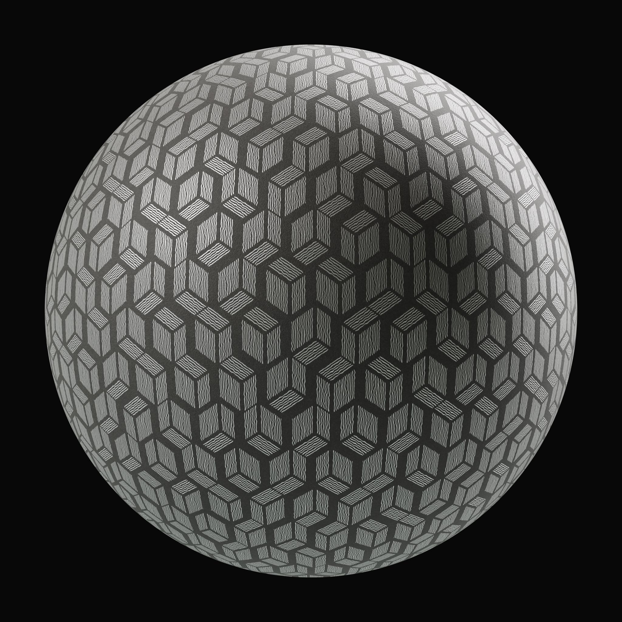 Wallpaper Cubic Pattern on Substance 3D