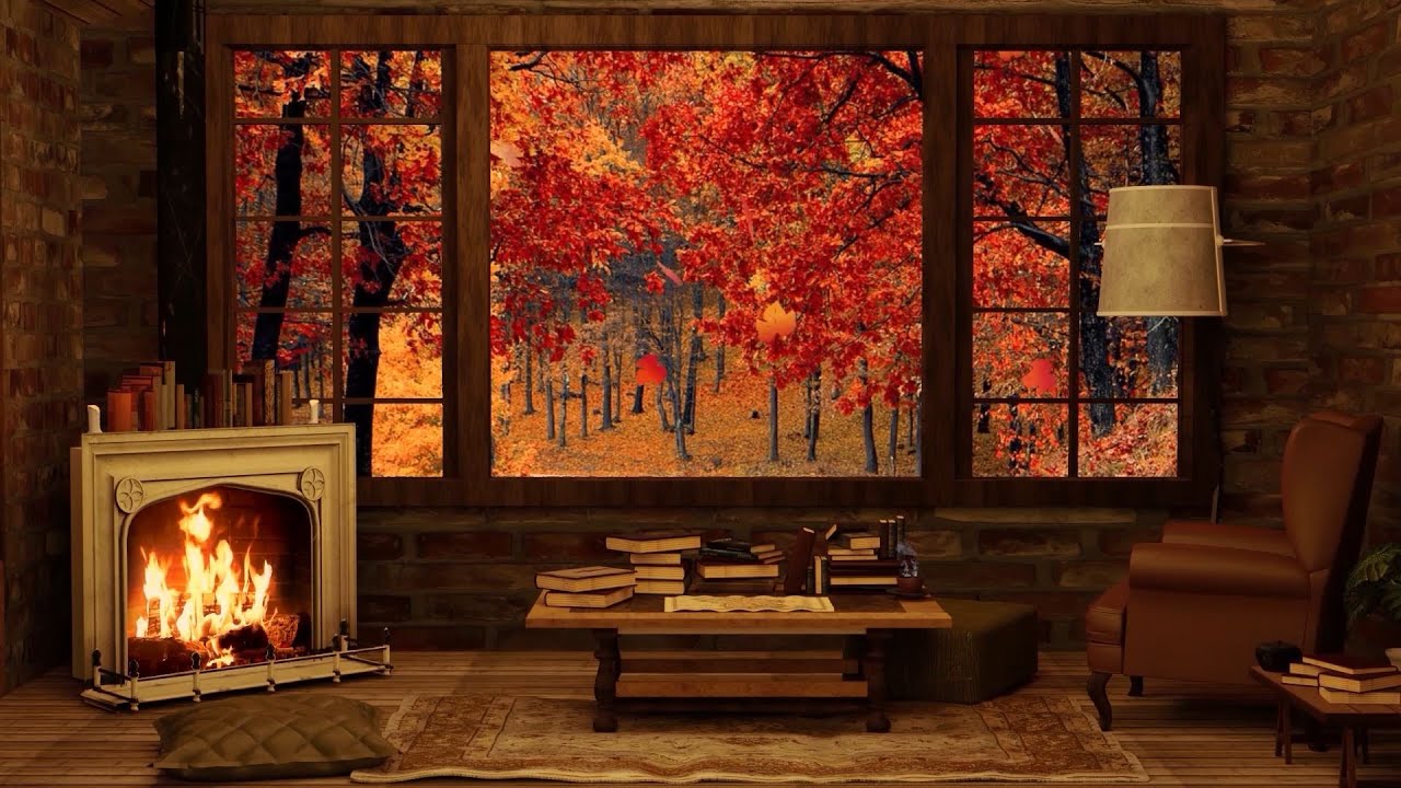 Crackling Fireplace Sounds and Nature