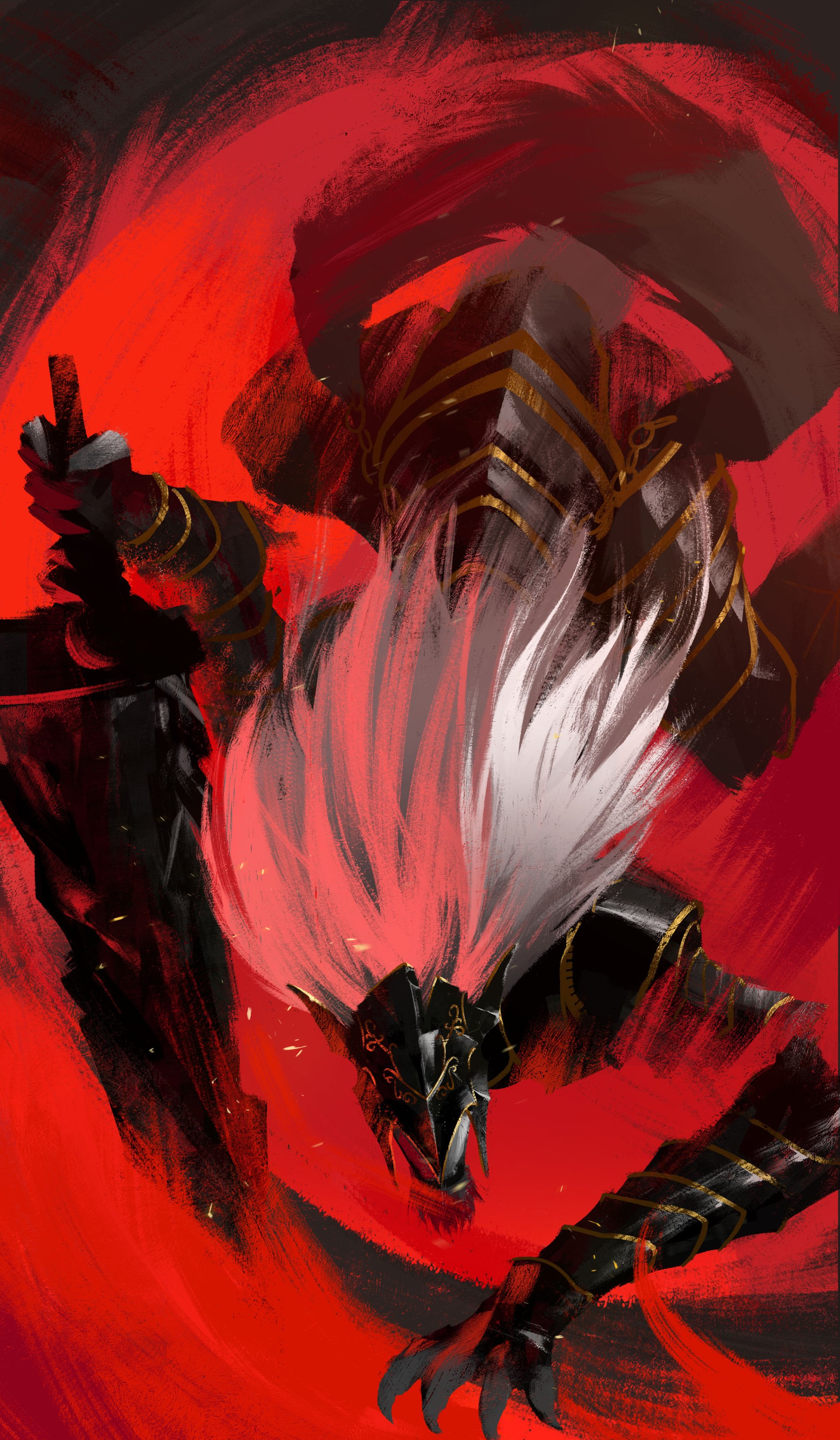 Black Blade Video Game Elden Ring Art