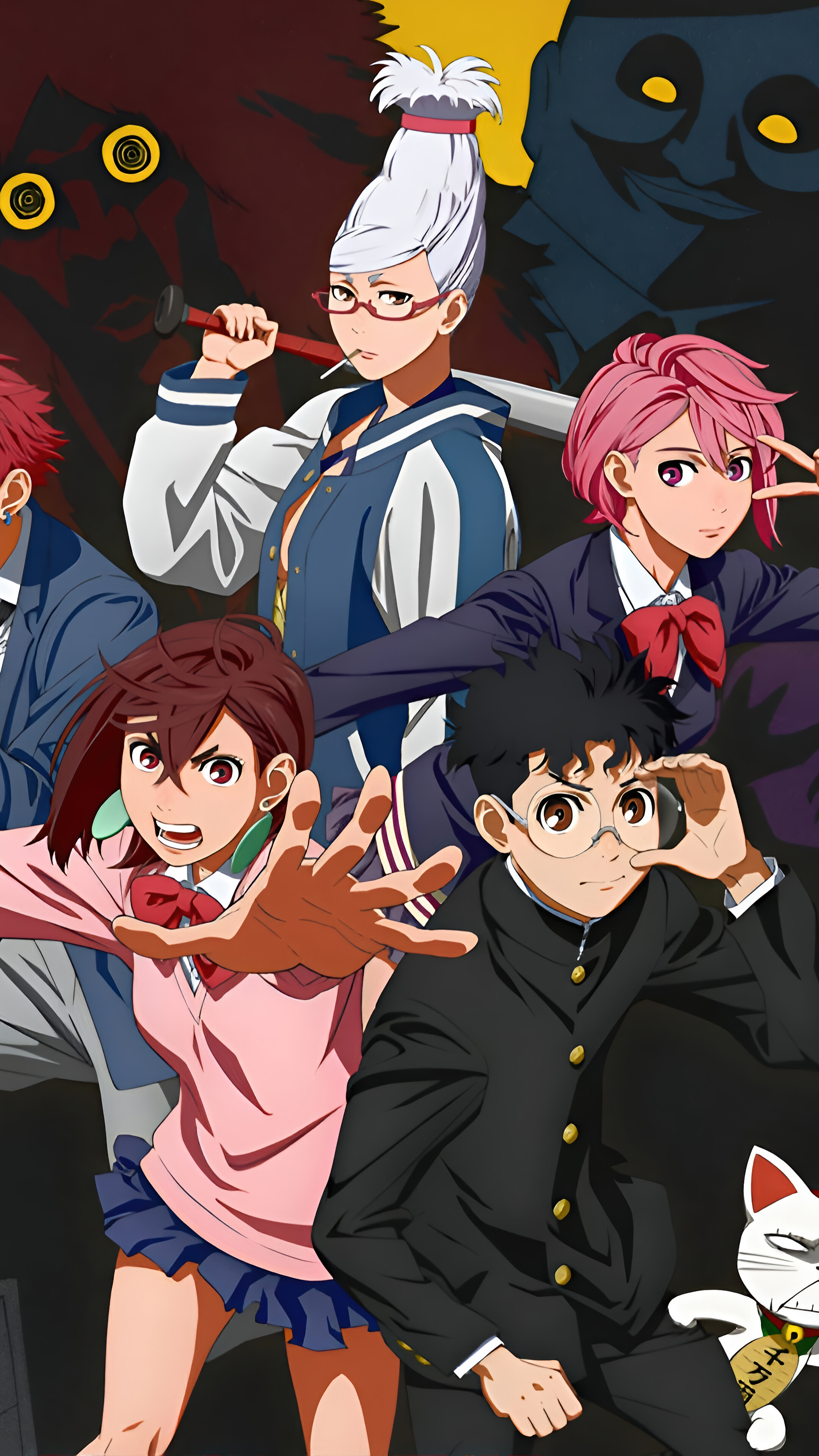 Dandadan Anime Characters 4K Wallpaper