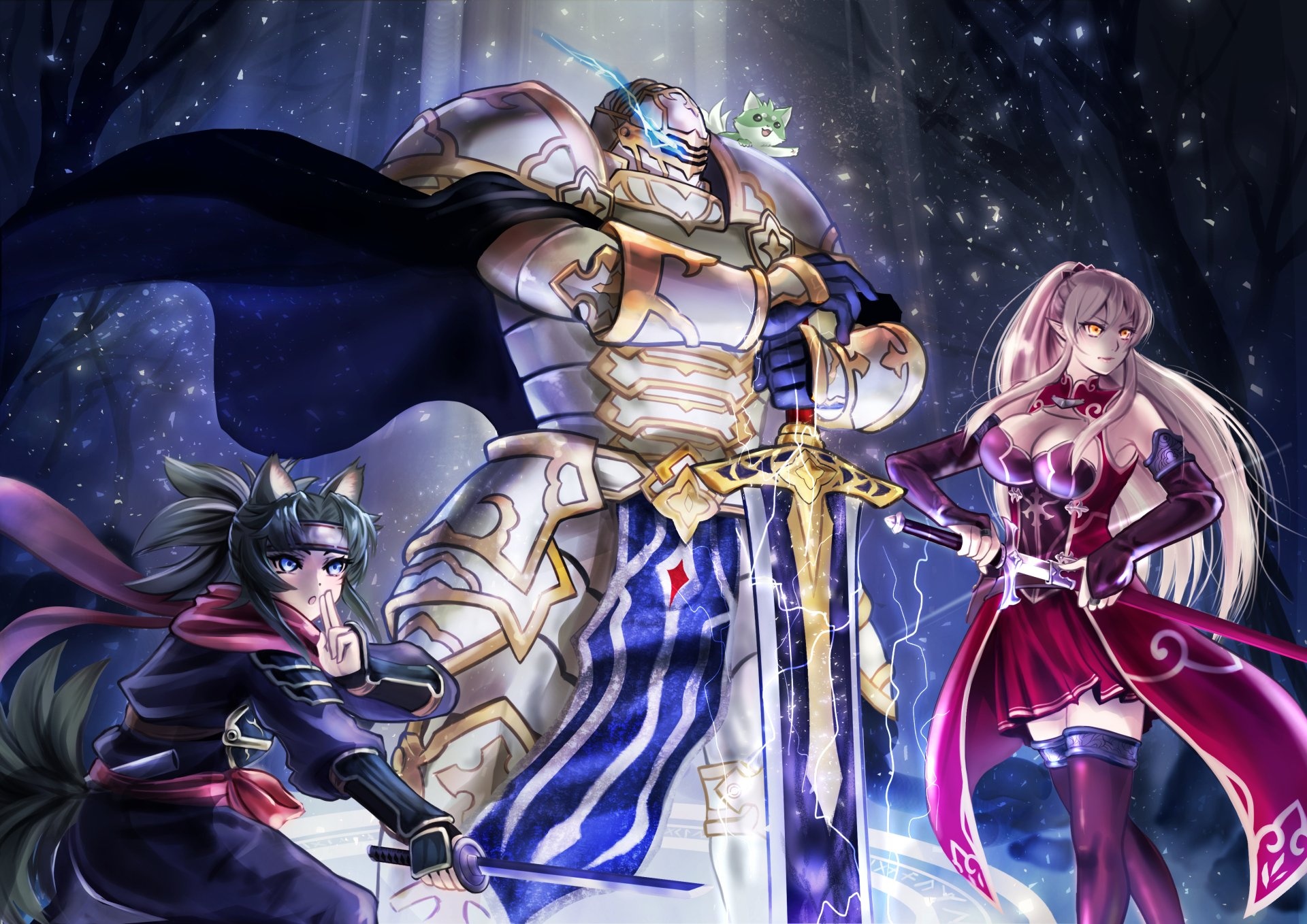 Skeleton Knight in Another World Wallpaper