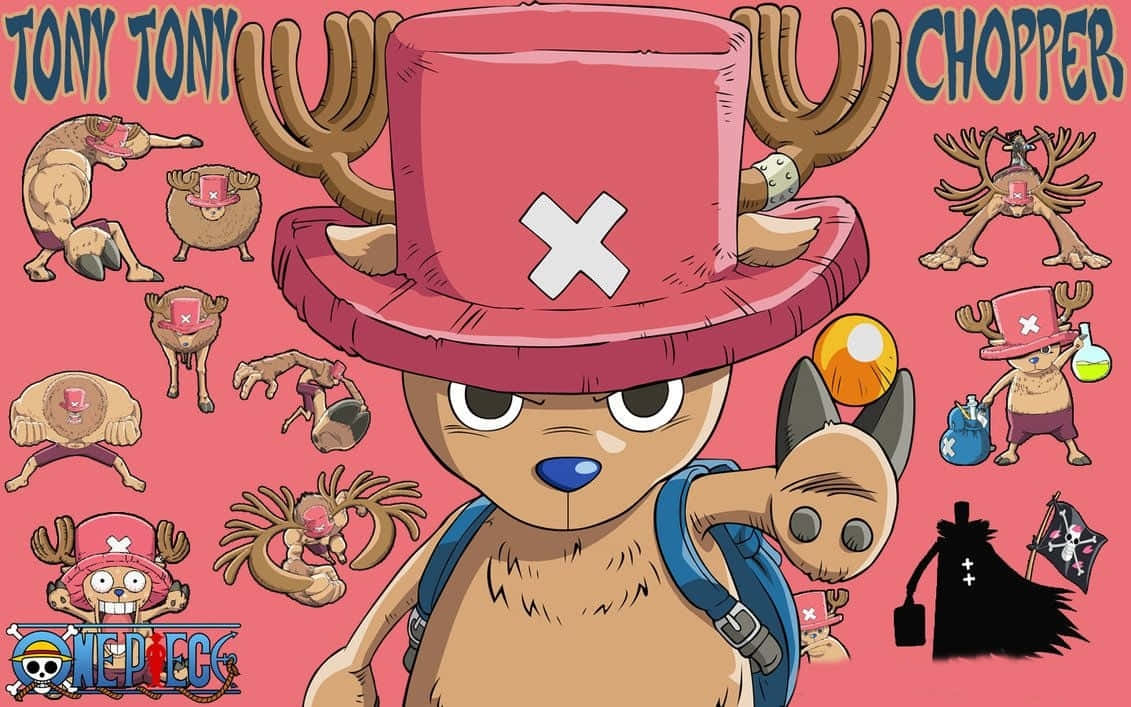 Download The Vibrant Adventure of One Piece's Tony Tony Chopper Wallpaper