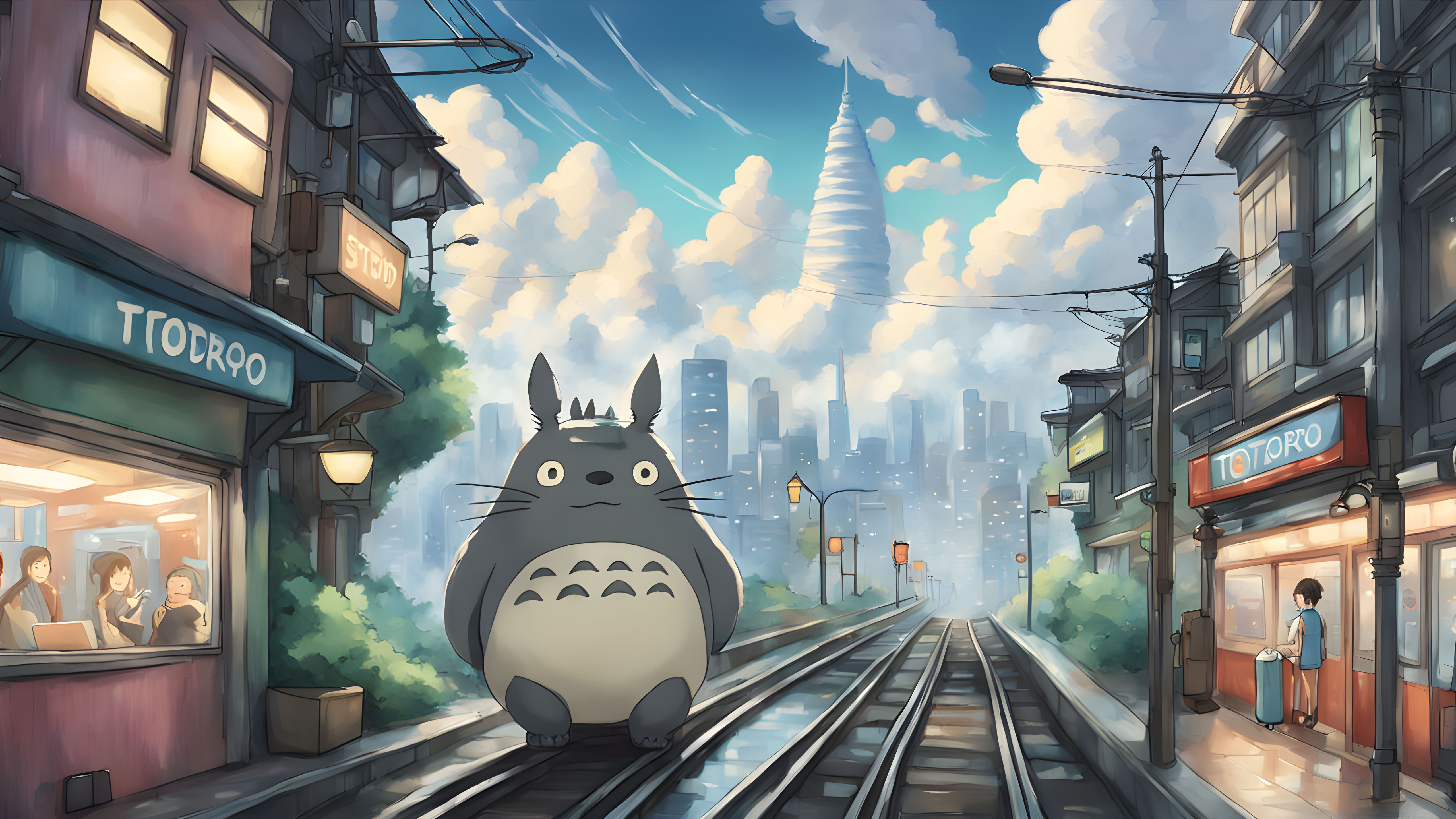 My Neighbor Totoro ia a baseballplayer