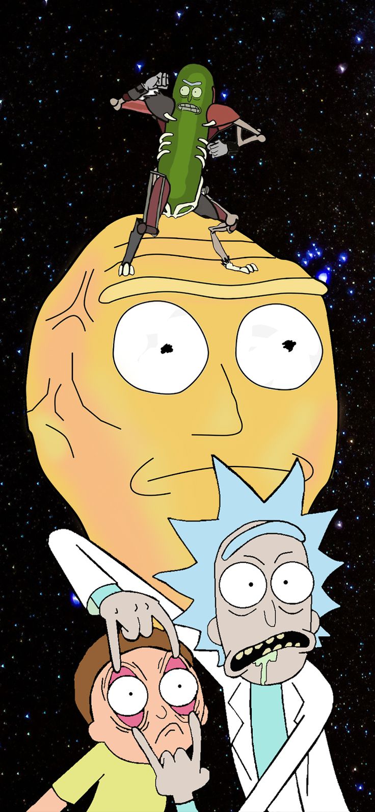 Rick and Morty phone wallpaper