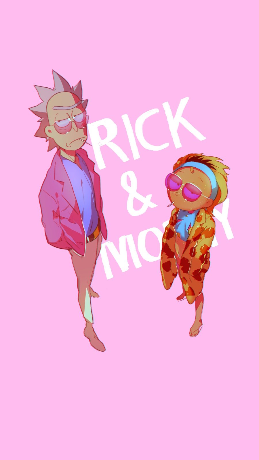 Morty Smith and Rick Sanchez Wallpaper