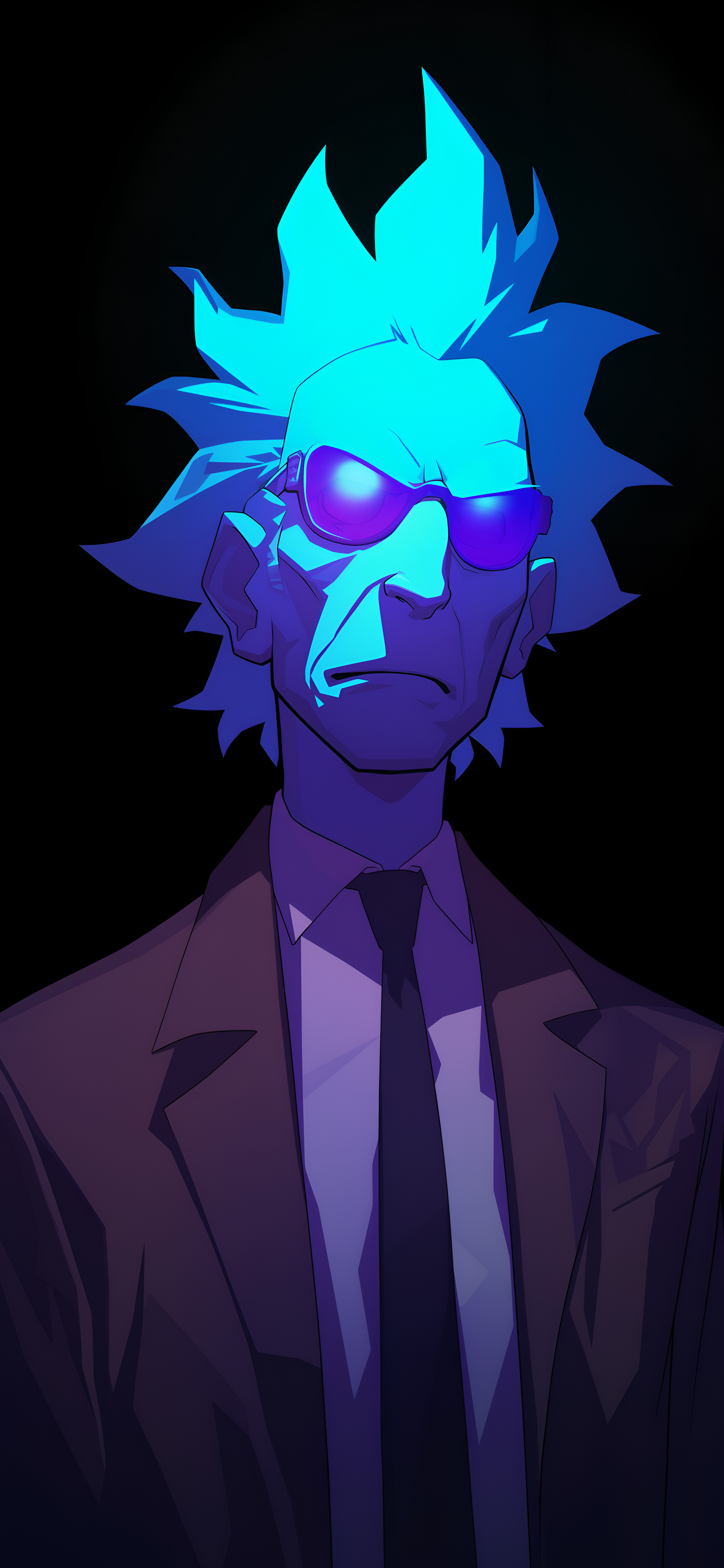 Cool Rick Sanchez Poster Wallpaper