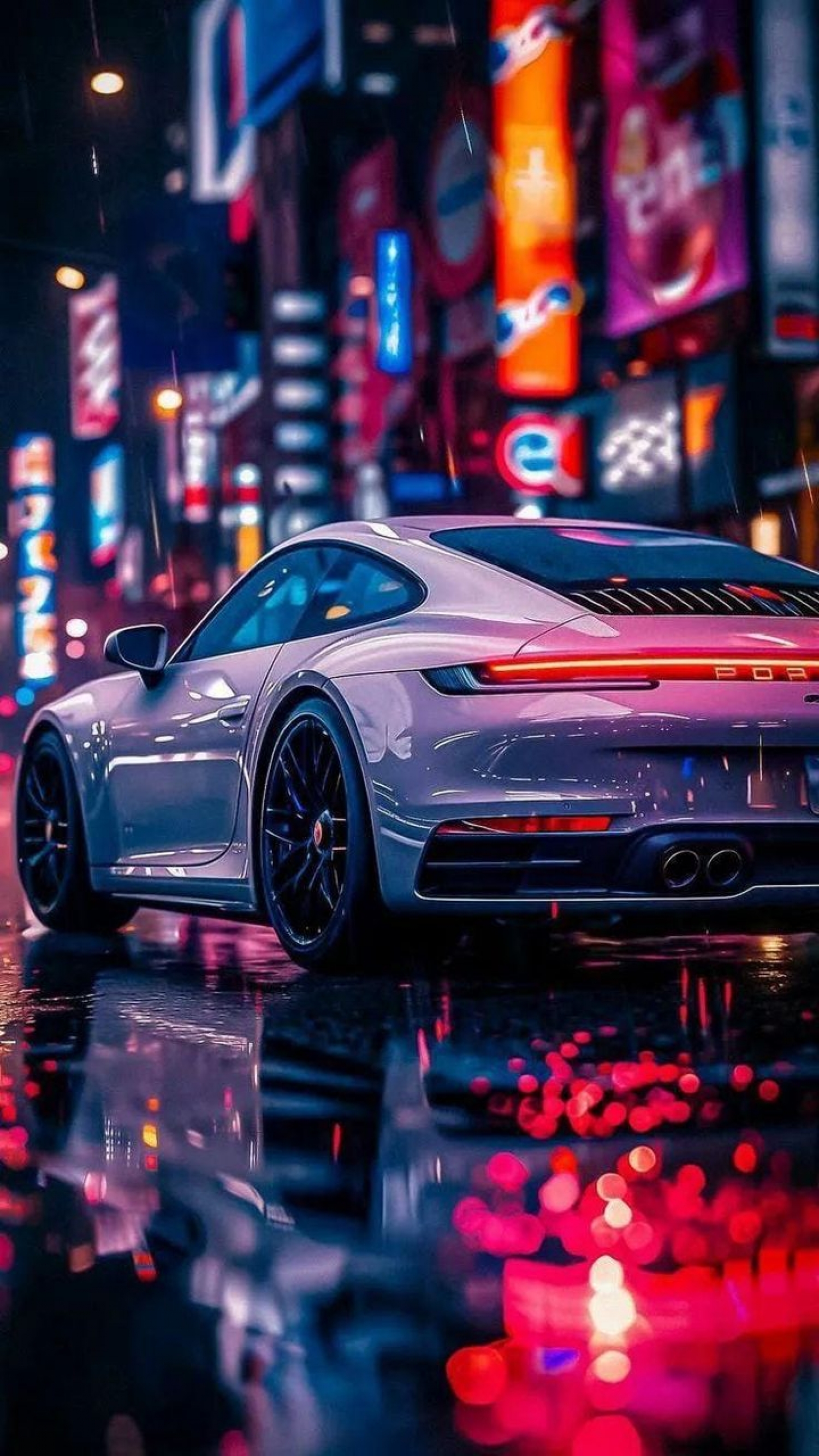Neon Porsche Porche