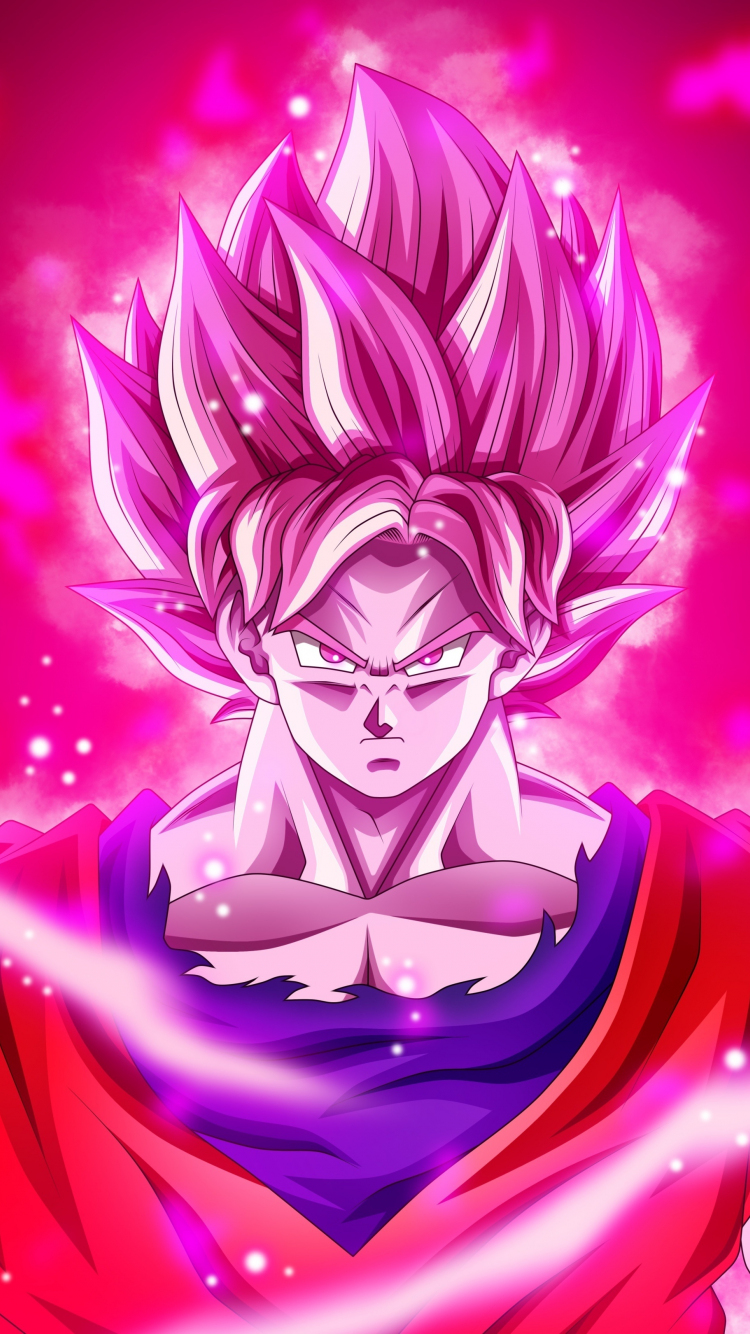 Download wallpaper 750x1334 goku, super