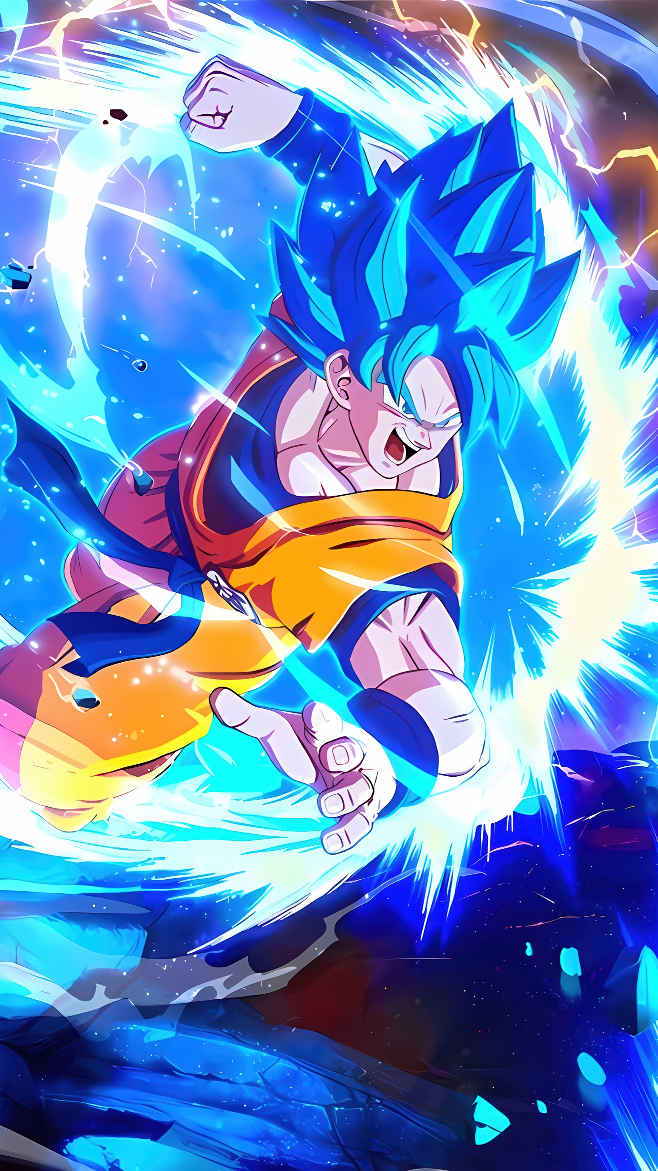 Goku vs. Vegeta Super Saiyan Blue