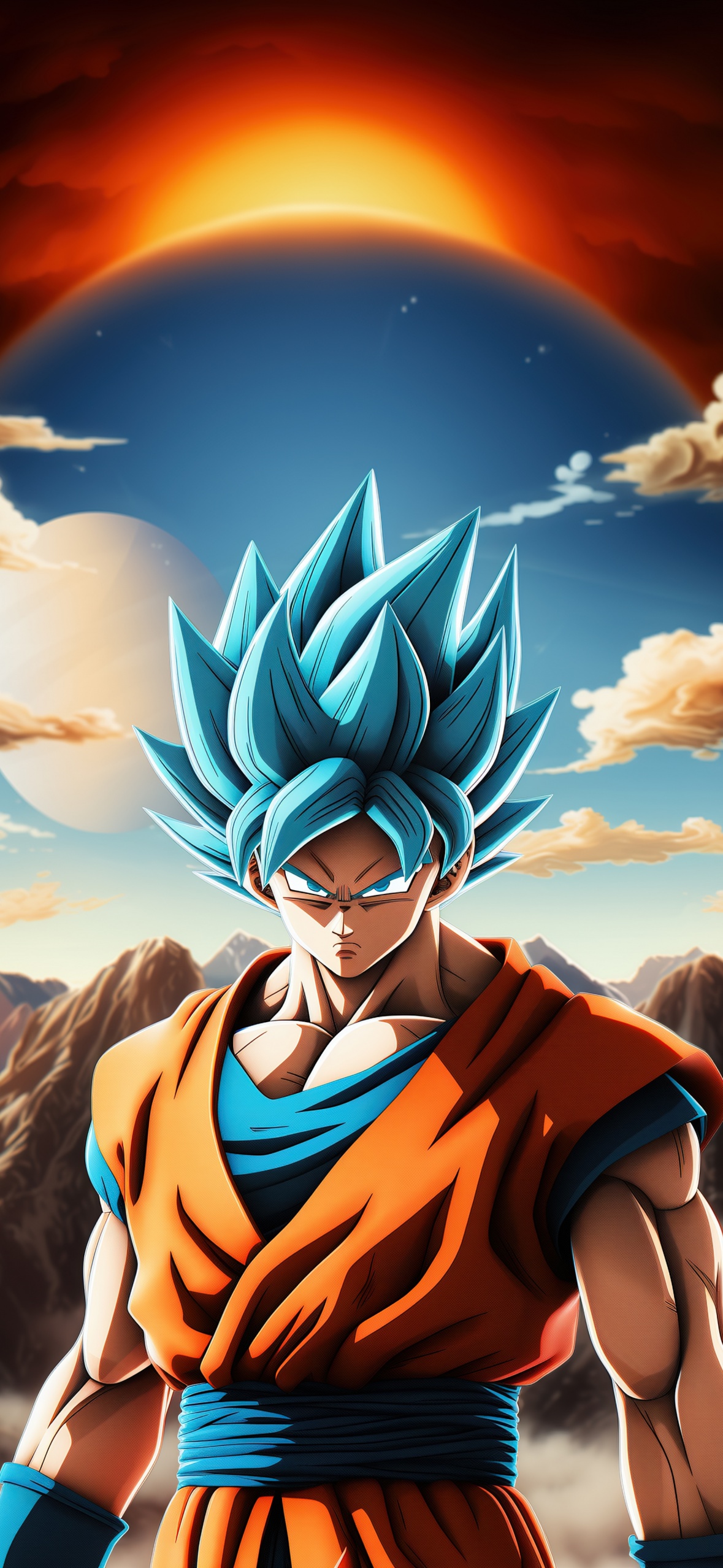 Goku SSJ Blue Dragon Ball 4K Wallpaper