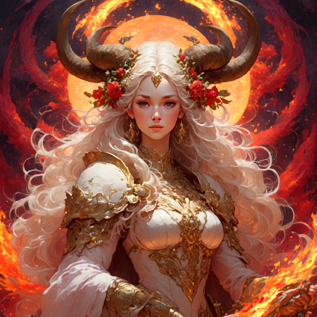 Aries goddess charges into the cosmic