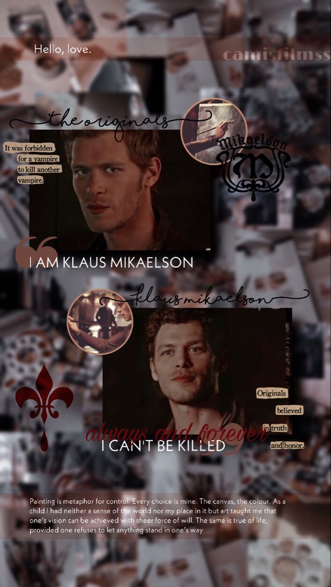 klaus mikaelson wallpaper