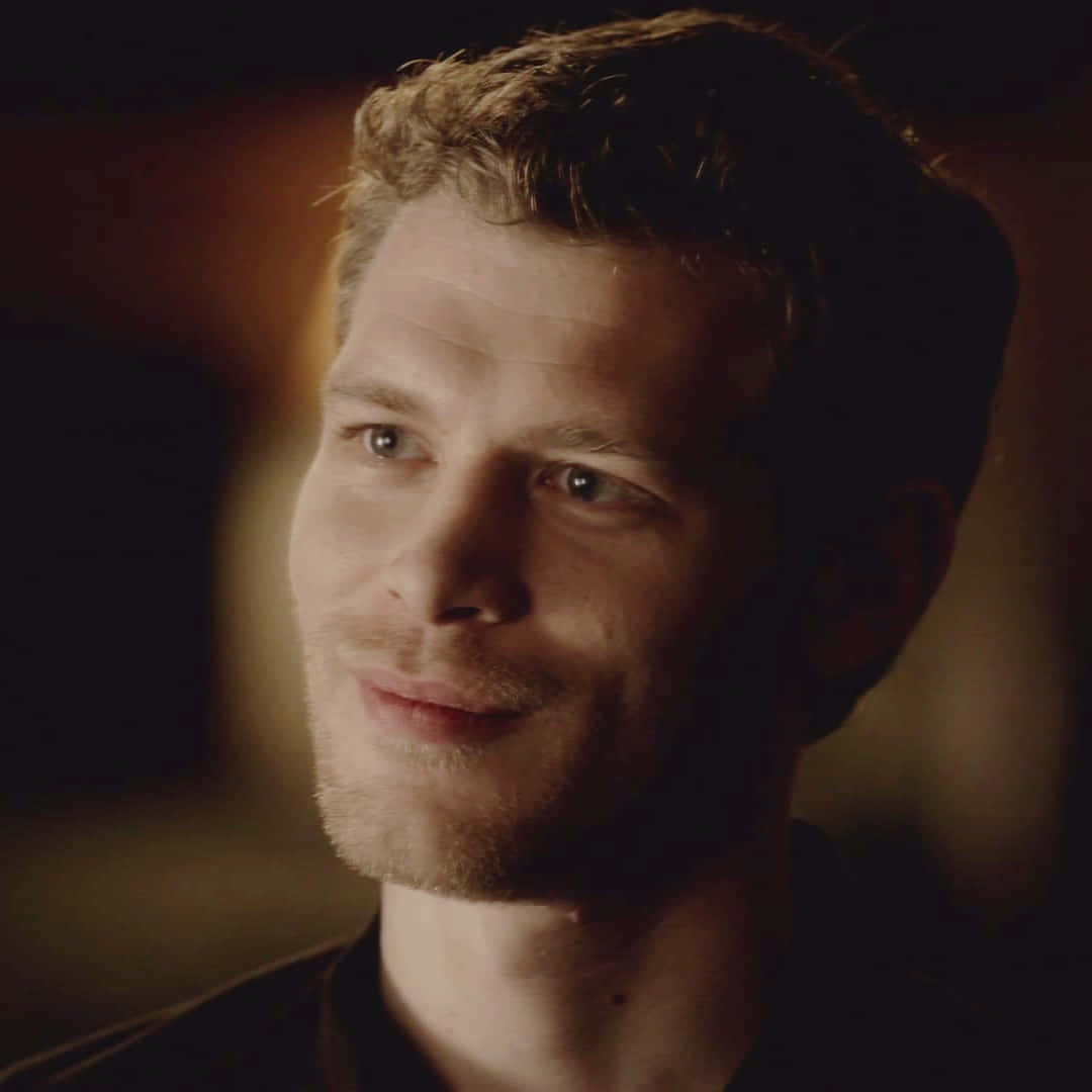 Klaus Mikaelson Captured In A Smiling